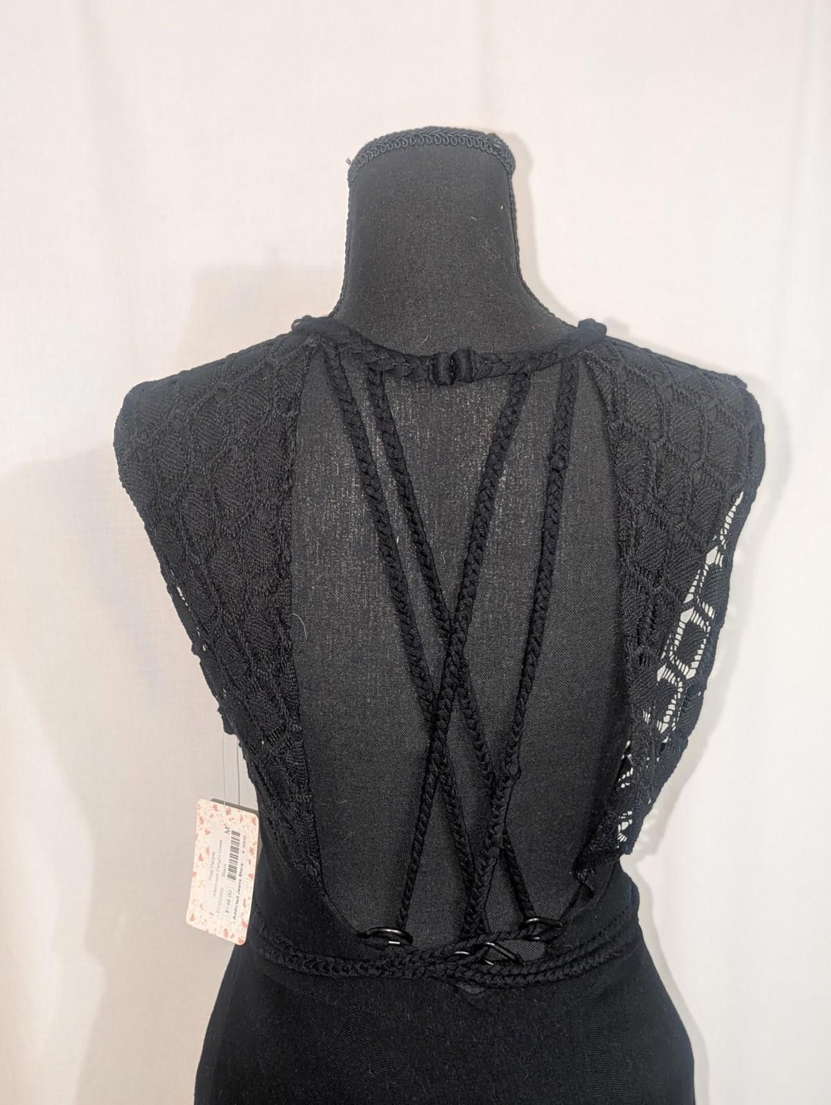 Free People NWT Free People Black Crochet Afternoon Delight Dress SZ M Size M / US 6-8 / IT 42-44 - 7 Thumbnail