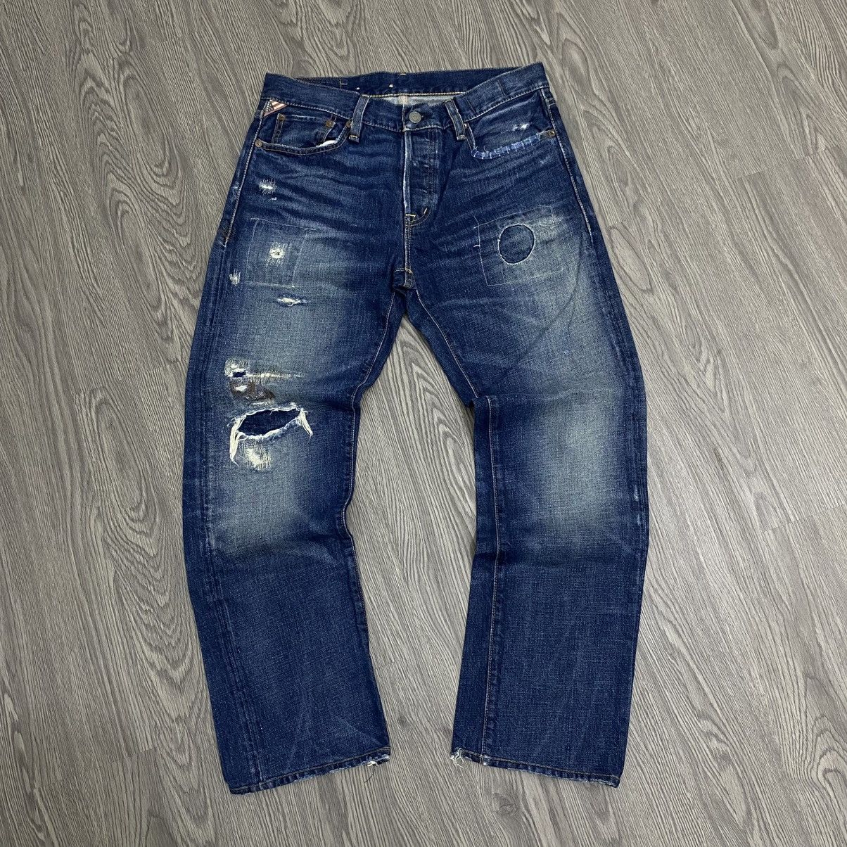 Ralph Lauren Ralph Lauren Distressed Denim Pant Size US 30 / EU 46 - 1 Thumbnail