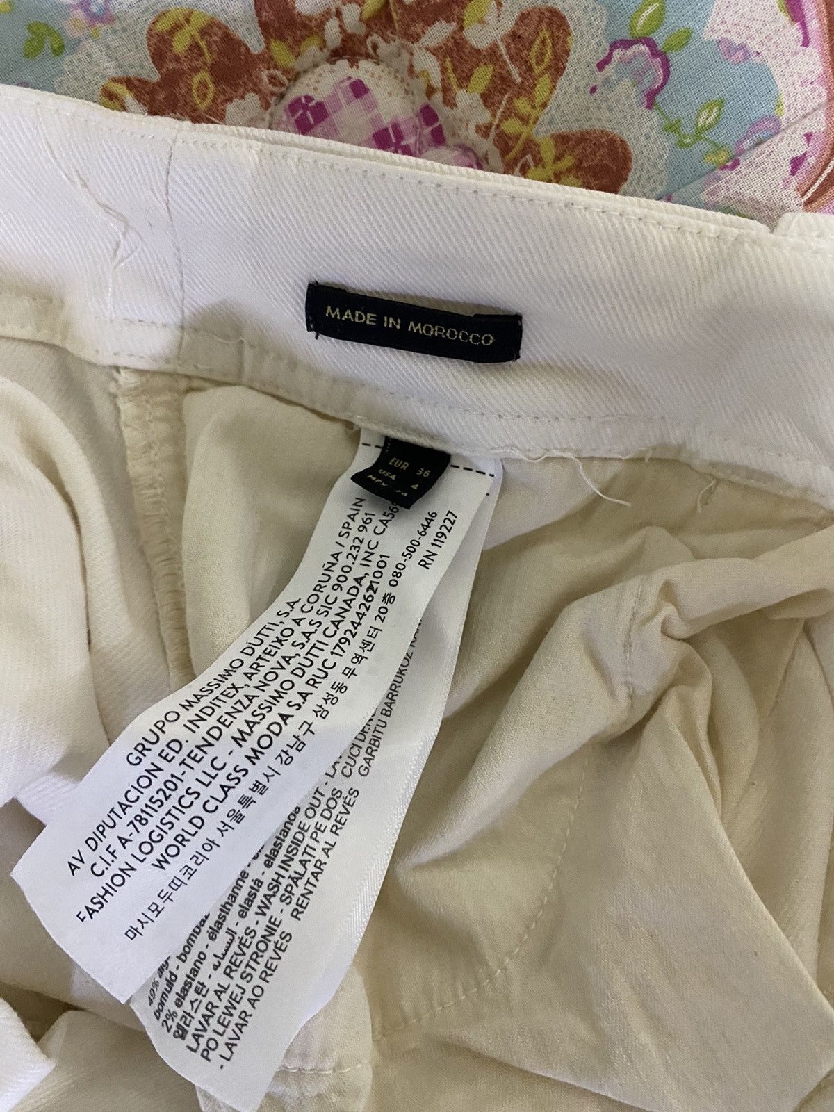 Massimo Dutti × Mossimo Mossimo dutti white pant Size 27" / US 4 / IT 40 - 3 Thumbnail