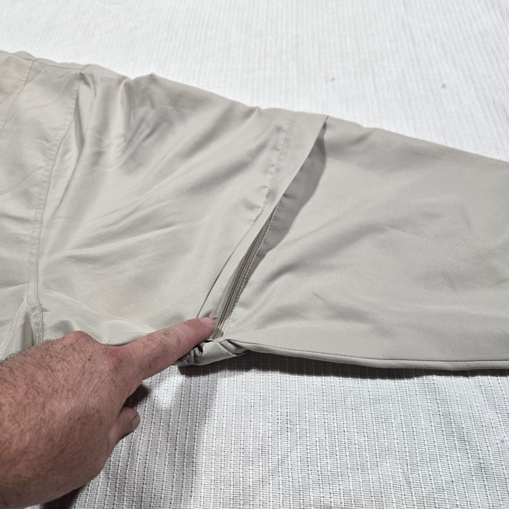 George George Golf Jacket Men's 2XL Tan Pullover Detachable Sleeves Windbreaker 1/4 Zip Size US XXL / EU 58 / 5 - 4 Thumbnail
