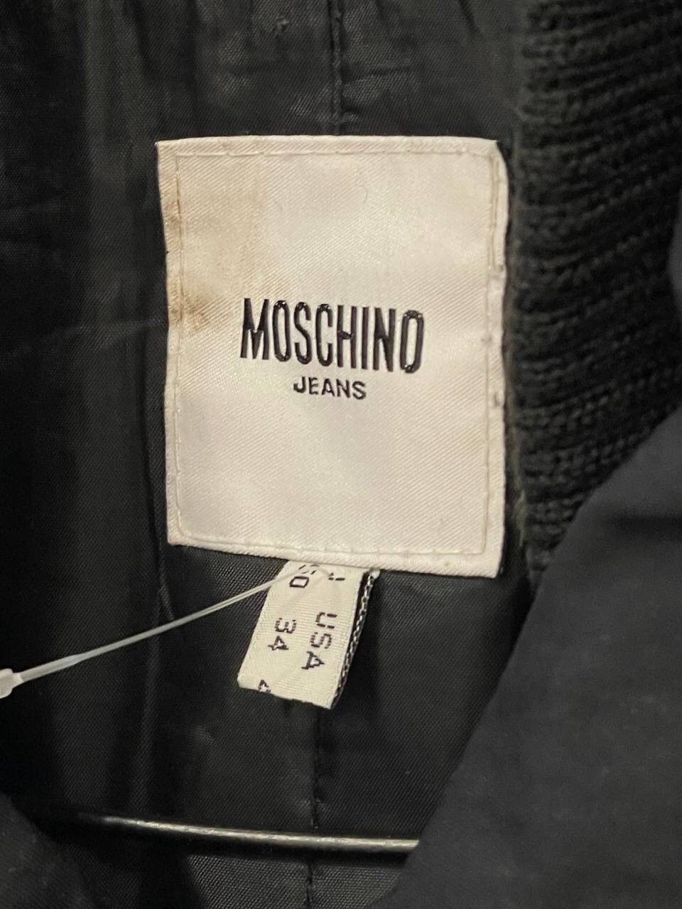 Moschino Vintage Moschino Jeans Bomber Jacket Black Size M Size US M / EU 48-50 / 2 - 10 Thumbnail