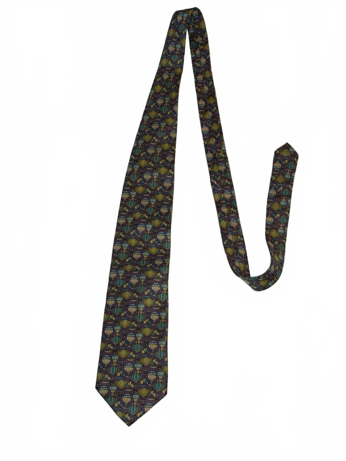 Christian Dior Monsieur Silk Men's Tie Balloon Pattern