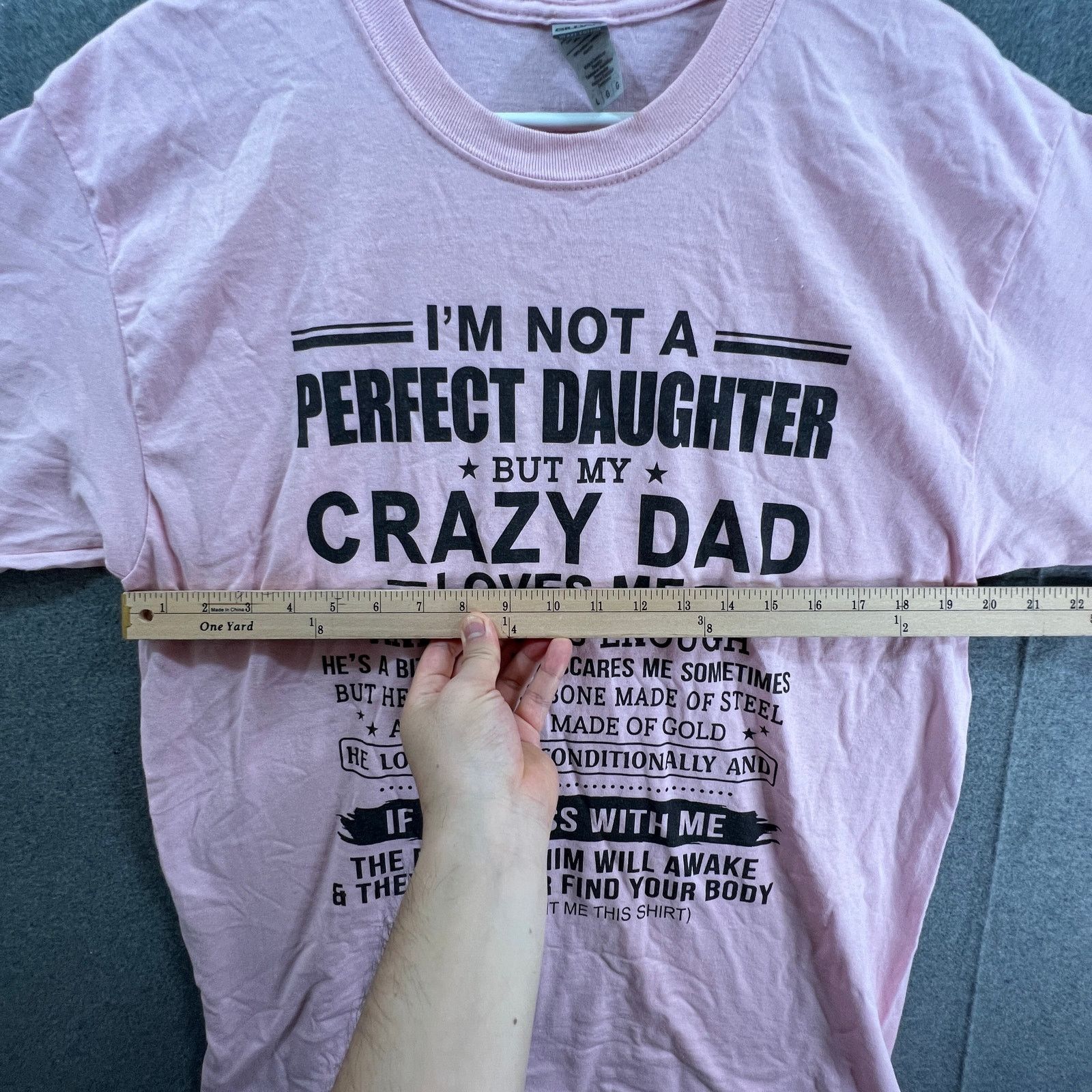 Gildan Gildan Shirt Women Large Pink Athletic Casual T Shirt Ladies Size L / US 10 / IT 46 - 6 Thumbnail