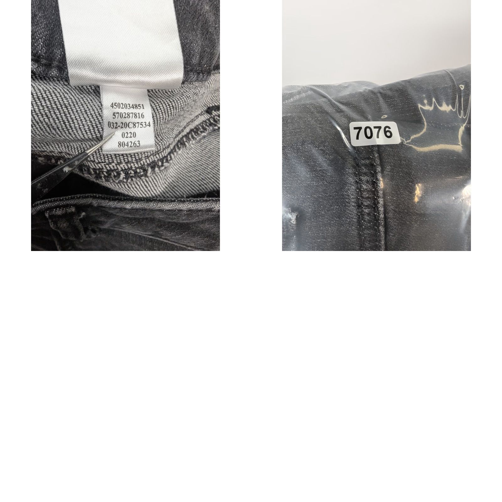 Vintage Chico's Jeans Main: Chico's High Rise Straight Leg Crop Charcoal Wash Size L Jeans Black Denim Women Regular 2 XS? Size 36" / US 14 / IT 50 - 9 Thumbnail