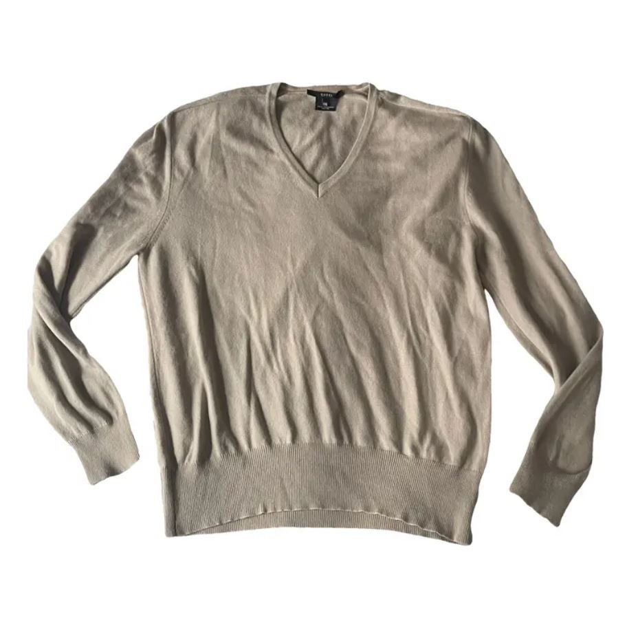 image of Gucci Cashmere Beige Jumper, Men's (Size 2XL)