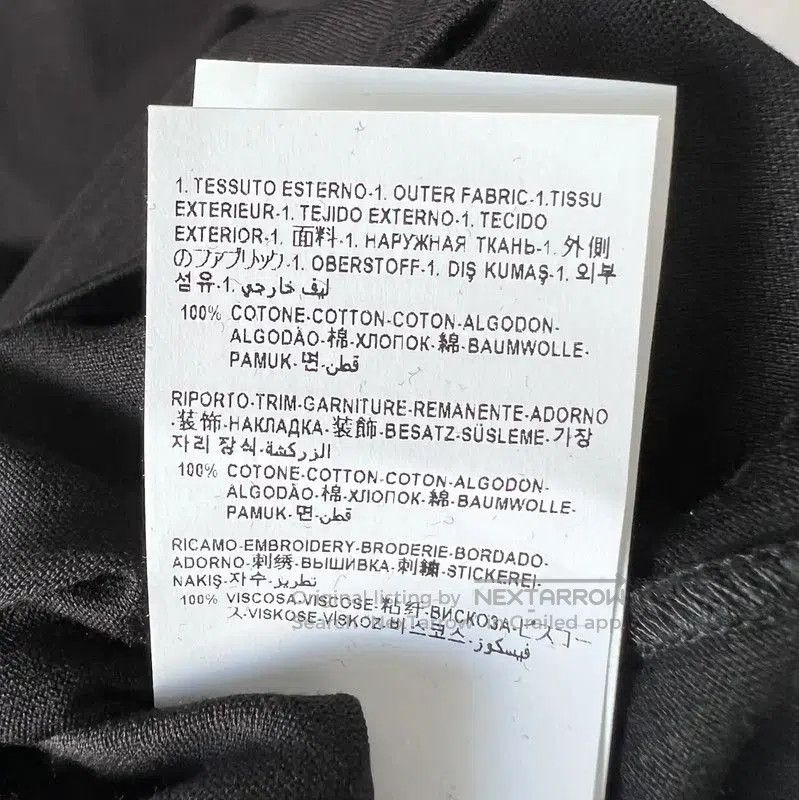 Versace Versace Black Cotton Embroidered Short Sleeve T-shirt . Size US M / EU 48-50 / 2 - 4 Thumbnail