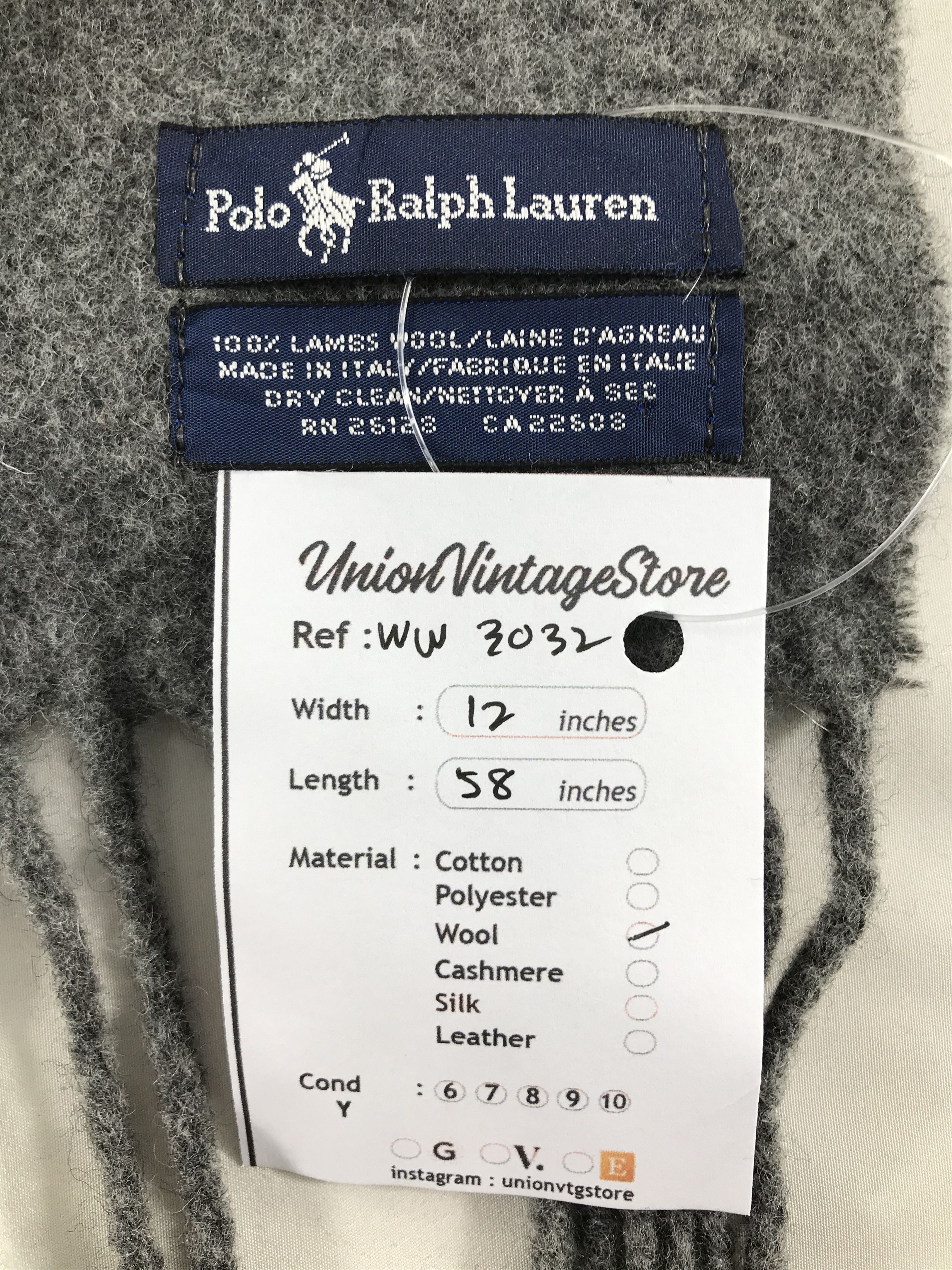 Polo Ralph Lauren × Vintage Polo Ralph Lauren Scarf / Muffler / Neckwear - WW3032 Size ONE SIZE - 5 Thumbnail