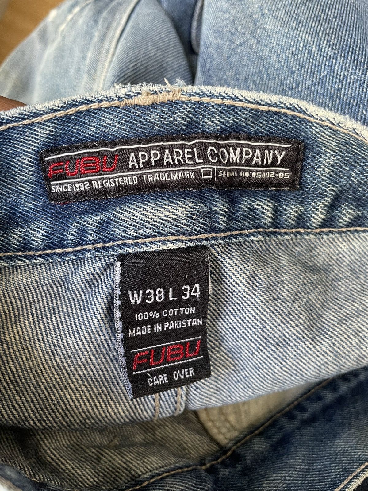 Fubu FUBU Side Pocket Baggy Jeans Size US 36 / EU 52 - 21 Thumbnail