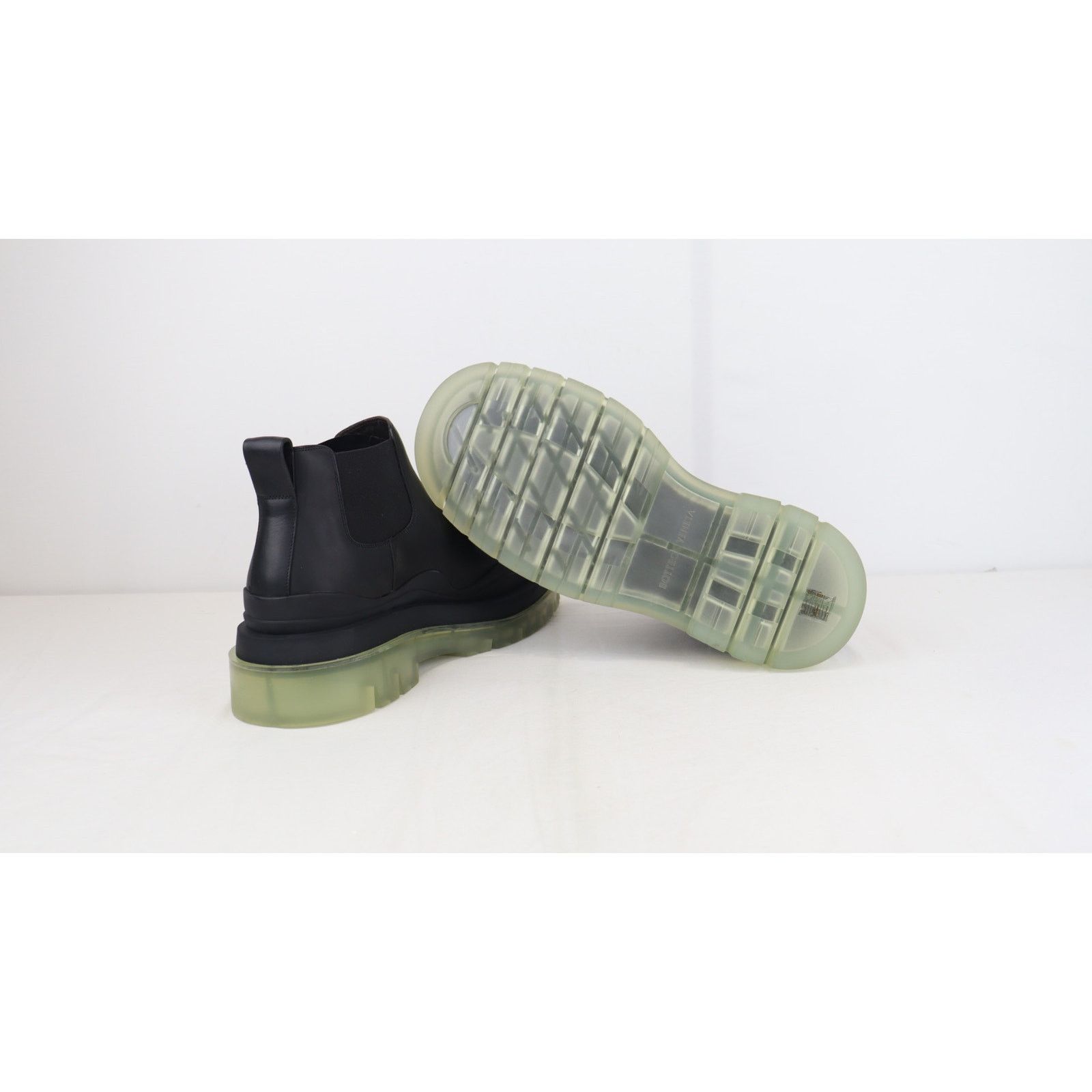 Bottega Veneta o1rshd1 Military Calf Rubber Sole Boots in Black Size US 11.5 / EU 44-45 - 8 Thumbnail