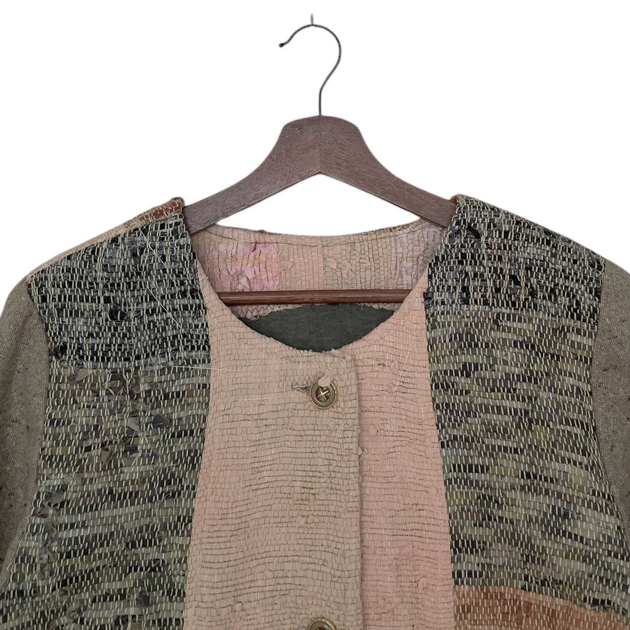 Designer × Japanese Brand × Vintage Vintage Japanese Brand Sashikoboro Jacket 1990s Size US L / EU 52-54 / 3 - 7 Thumbnail