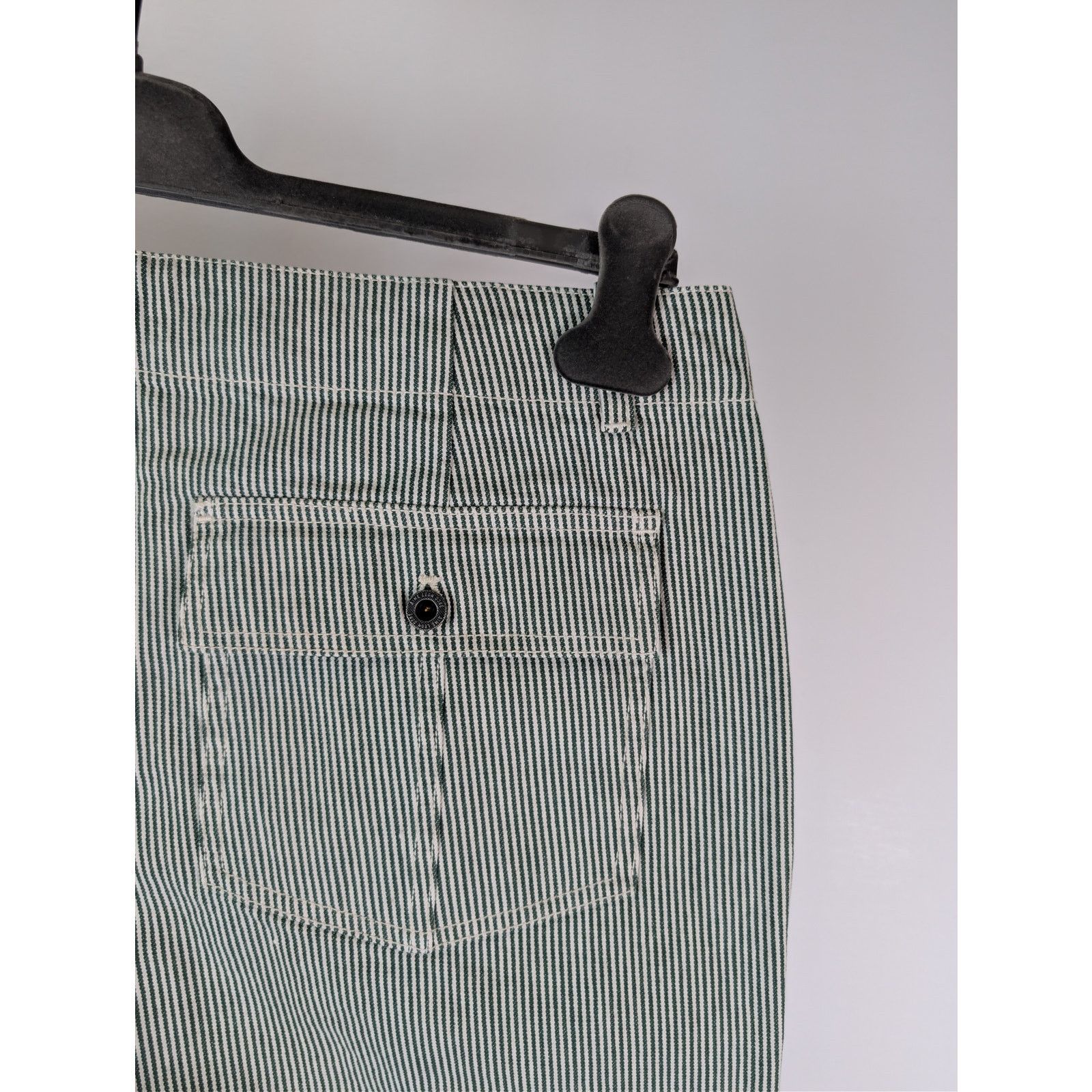 Aime Leon Dore o1rshd1 Hickory Stripe Workwear Pant jean in Green Hickory Size US 34 / EU 50 - 15 Thumbnail