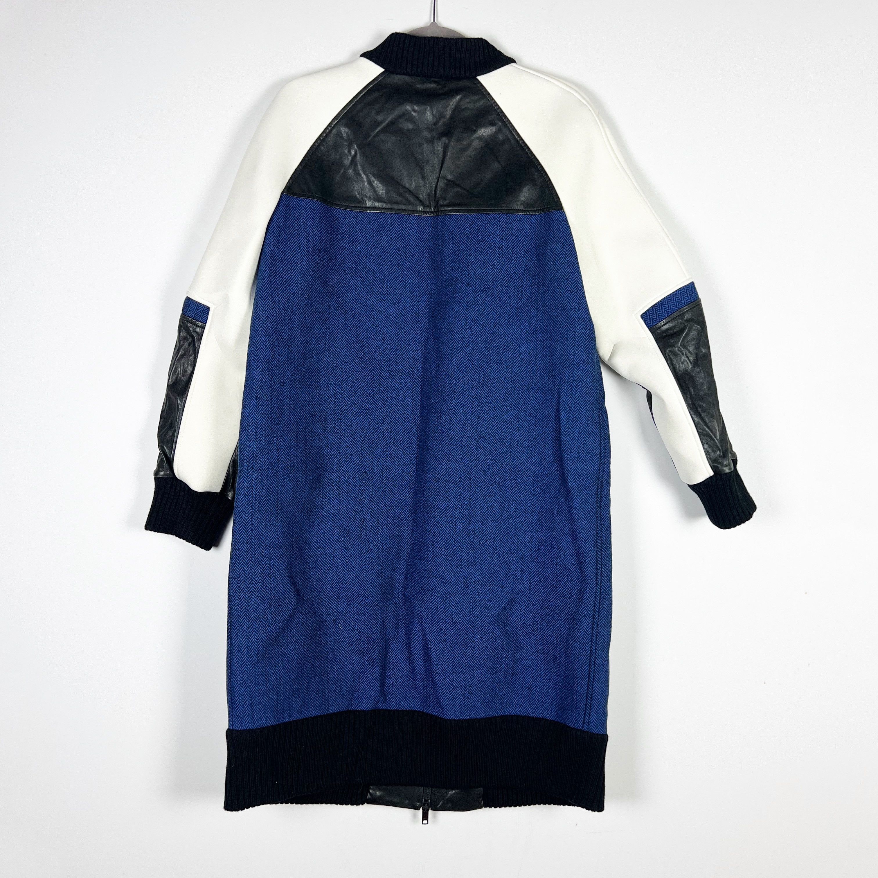 DKNY NEW DKNY Wool Leather Cotton Patchwork Full Size S / US 4 / IT 40 - 4 Thumbnail