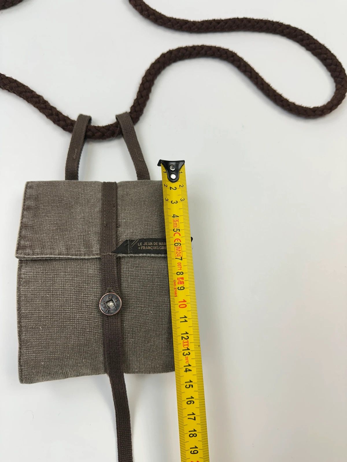 Marithe + Francois Girbaud Marithé + François Girbaud 90’s Brown Canvas Pouch Bag Size ONE SIZE - 13 Thumbnail