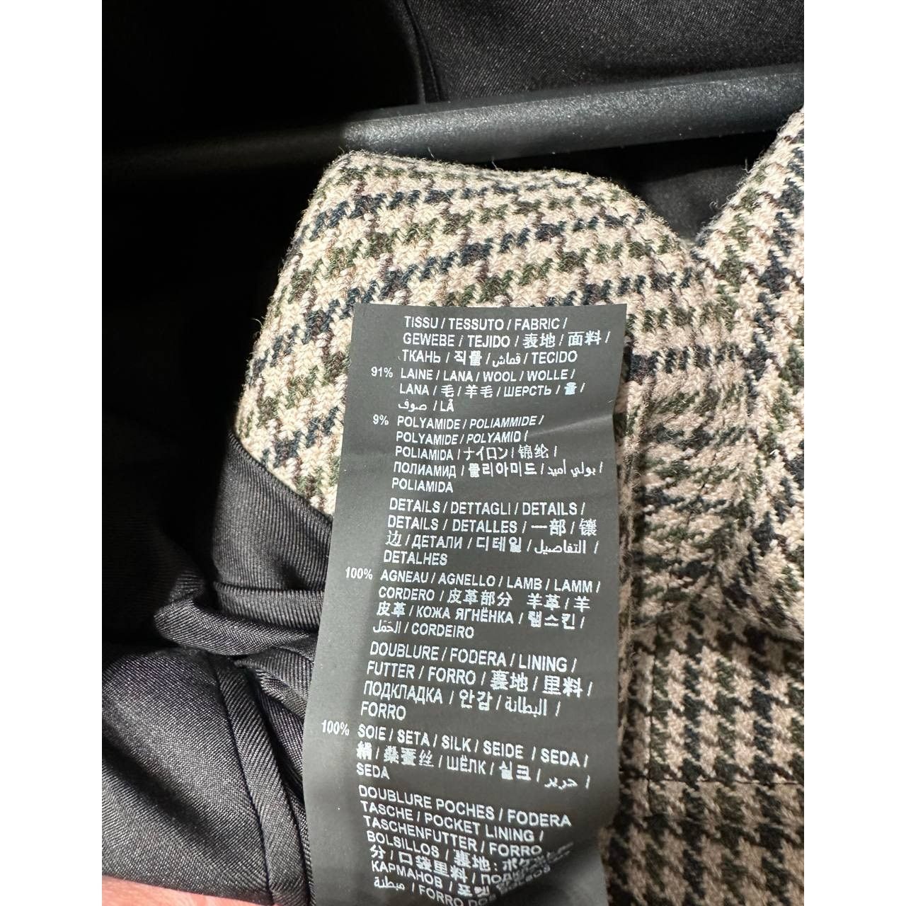 Saint Laurent Paris Saint Laurent Four Pocket Houndstooth Wool Blazer Sz.38 Size S / US 4 / IT 40 - 8 Thumbnail
