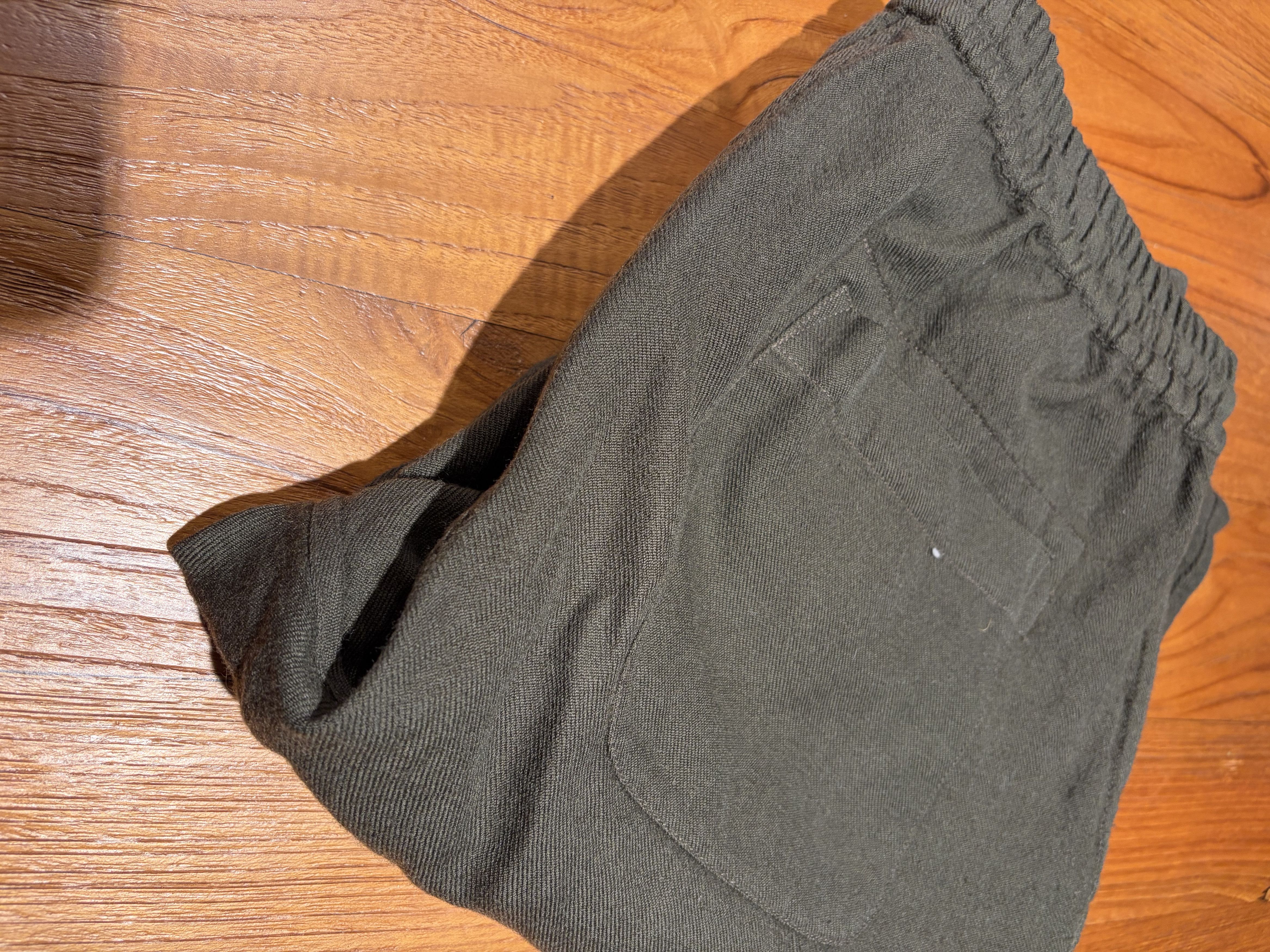 3sixteen Drawstring Pant Forest Wool Gabardine Size US 31 - 6 Thumbnail