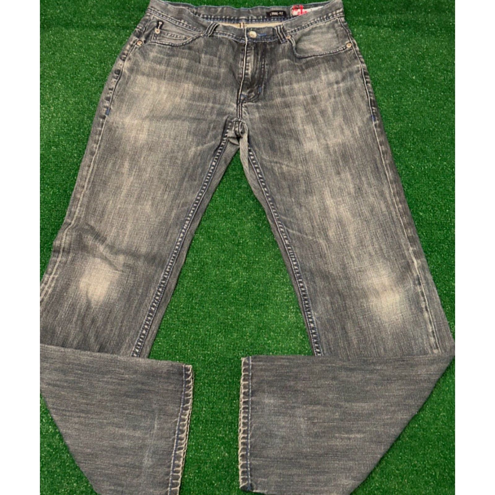 Ecko Unltd. VINTAGE Ecko UNLTD Jeans Skater Grunge Y2K Straight Loose Fit Mens 34 34x34 Blue Size US 34 / EU 50 - 3 Thumbnail