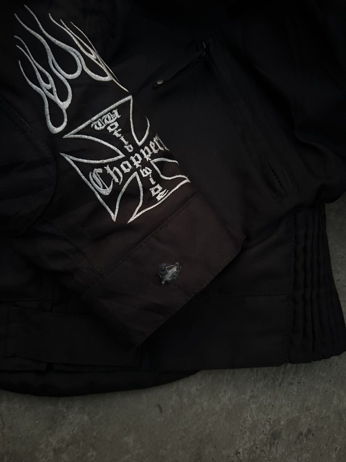West Coast Choppers Rare Vintage Y2K West Coast Choppers iron cross biker jacket Size US L / EU 52-54 / 3 - 7 Thumbnail