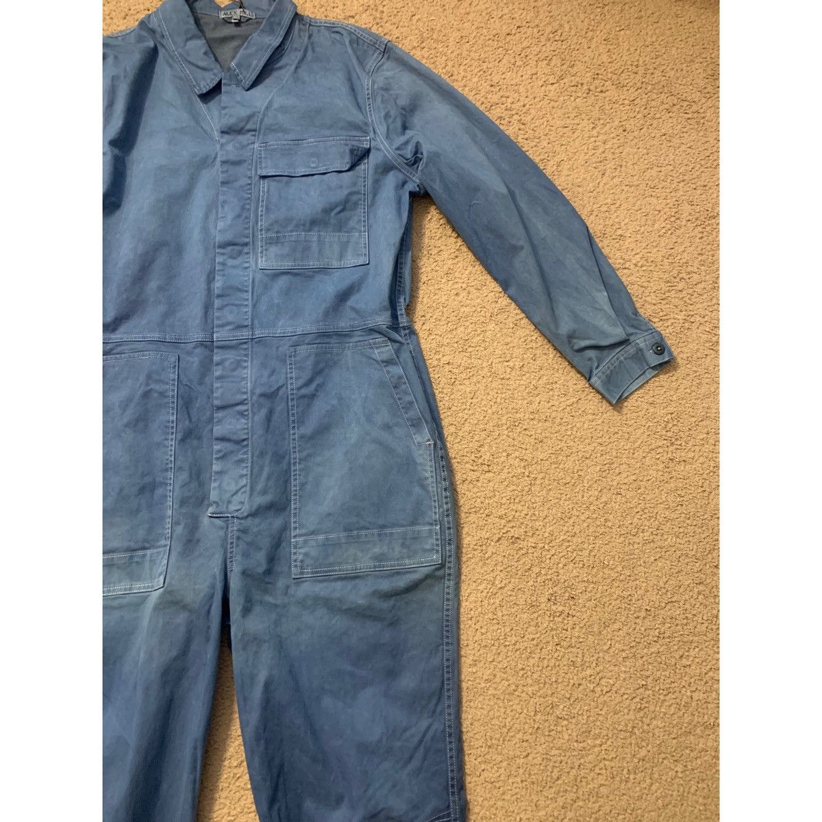 Alex Mill Alex Mill Indigo Dyed Field Jumpsuit Limited Edition Size US 36 / EU 52 - 4 Thumbnail