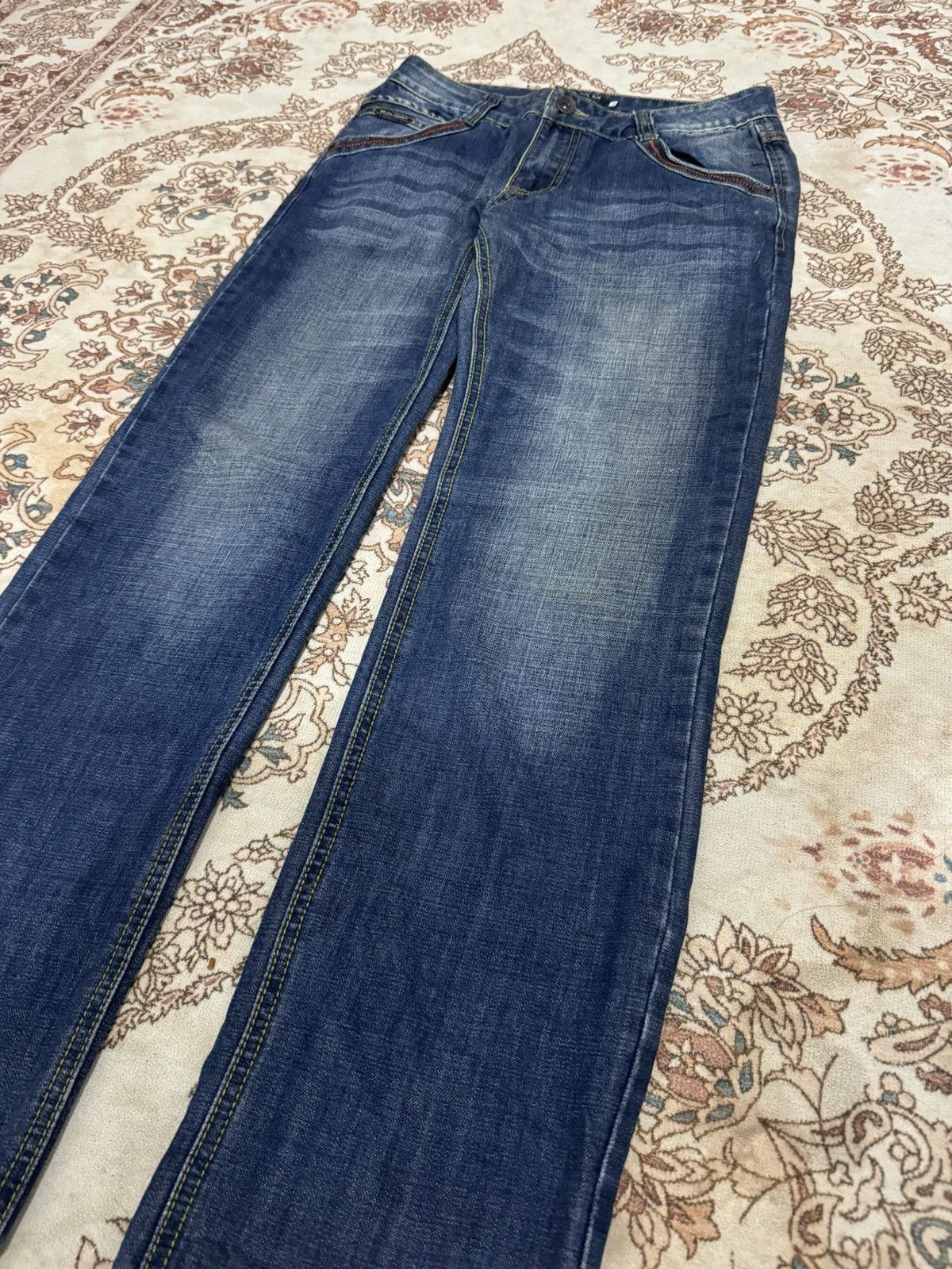 Dolce & Gabbana × Vintage Dolce & Gabbana Blue Faded Jeans Size US 30 / EU 46 - 5 Thumbnail