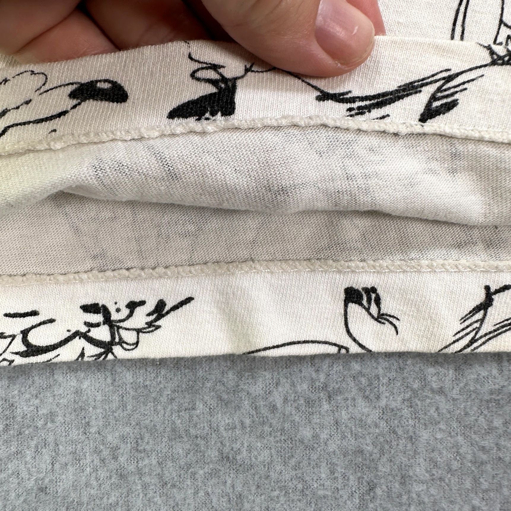 Vintage Looney Tunes All Over Print Shirt Mens XL White Character Graphic Tee Cartoon Size US XL / EU 56 / 4 - 5 Thumbnail