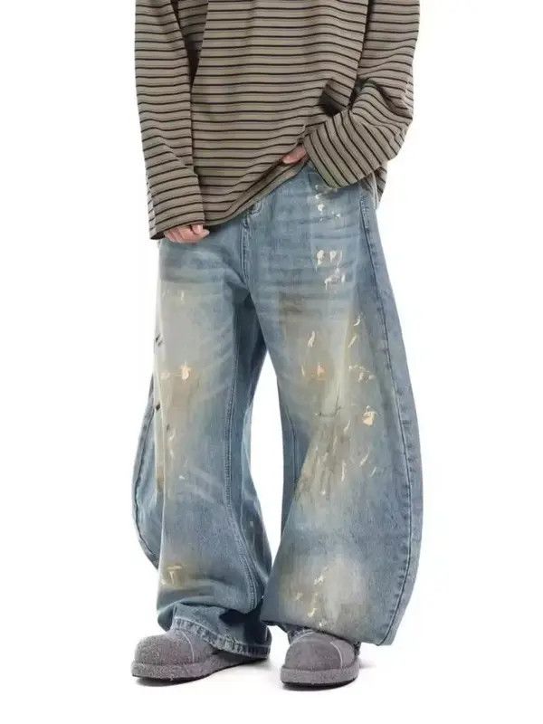Japanese Brand Kimiko x Kudou Washed baggy ripped jeans Size US 28 / EU 44 - 4 Thumbnail