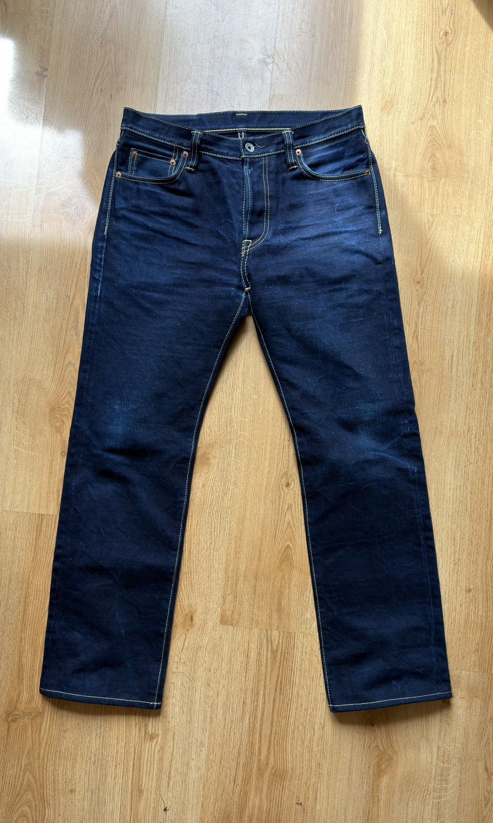 Iron Heart Iron Heart IH 666SII 18oz Double Indigo 32x29 Size US 32 / EU 48 - 1 Thumbnail