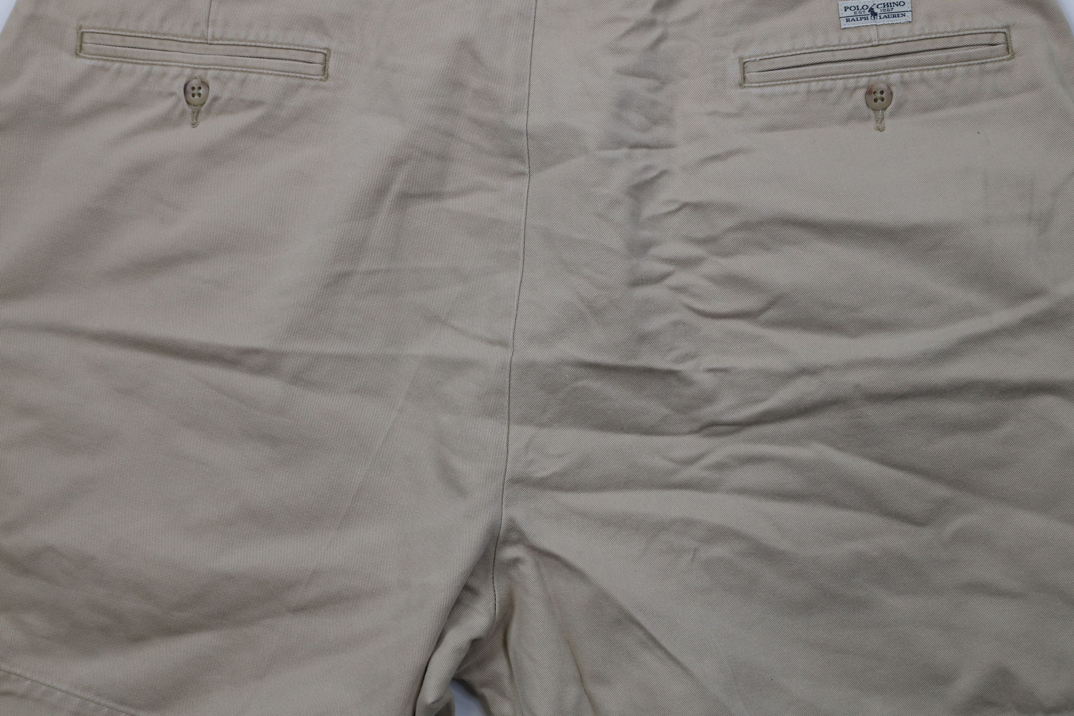 Ralph Lauren Vintage 90s Ralph Lauren Above Knee Chino Shorts Cotton Size US 40 / EU 56 - 11 Thumbnail