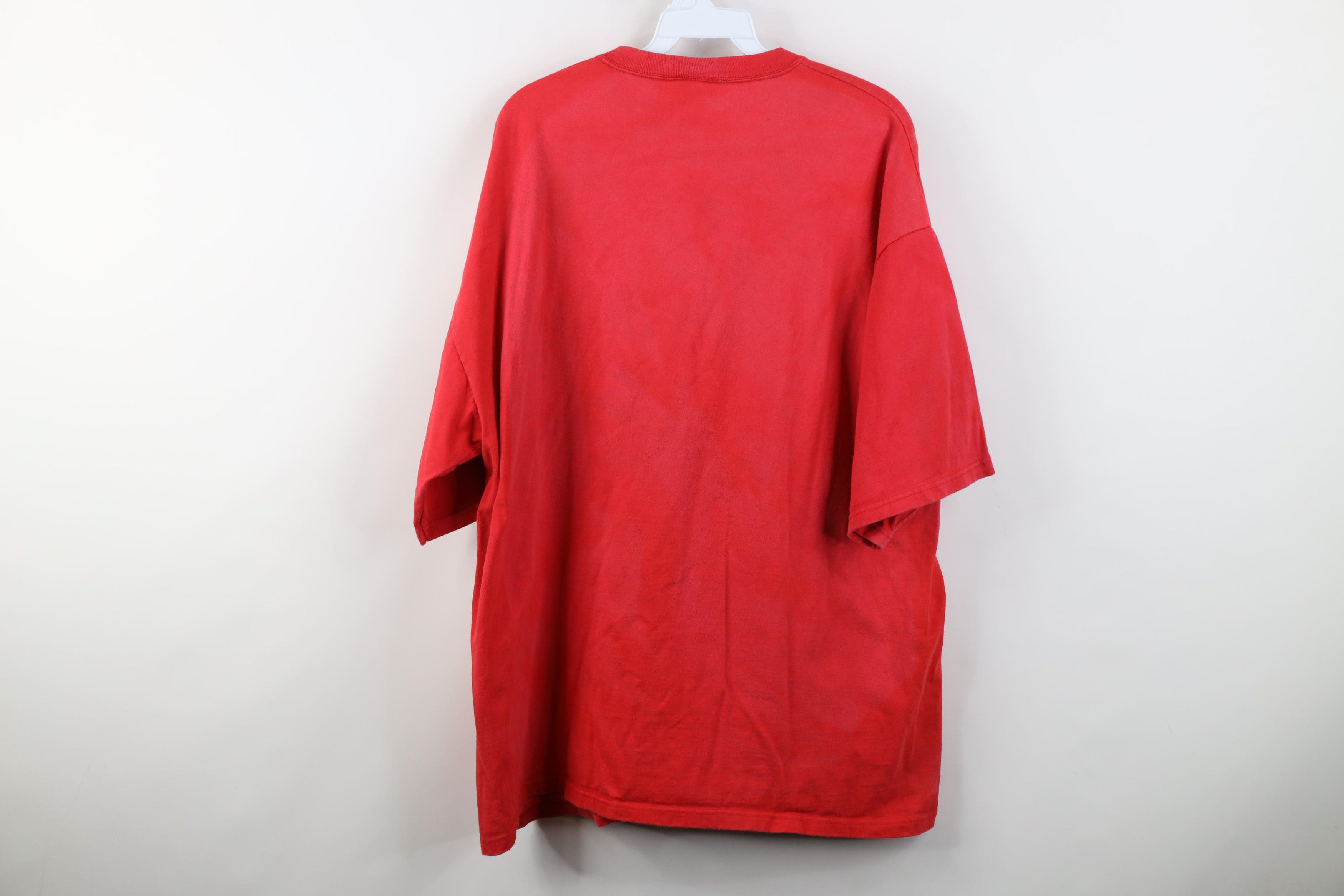 Vintage Vintage 90s Detroit Red Wings Hockey T-Shirt Cotton USA Size US XL / EU 56 / 4 - 13 Thumbnail