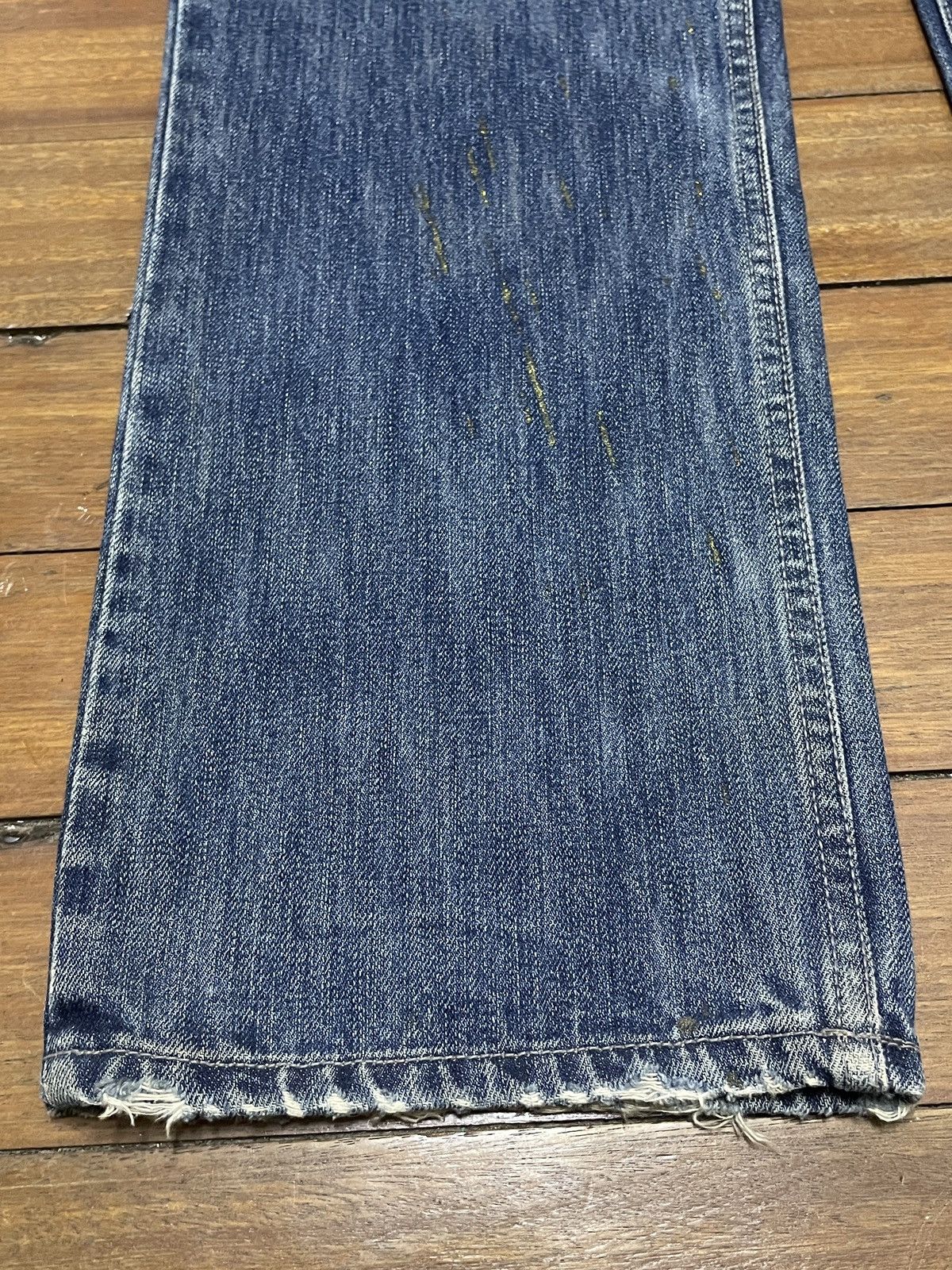 Japanese Brand × Le Grande Bleu (L.G.B.) × Vintage Rare Design Vintage Japanese Brand Pelvis Jeans 1990s Size US 31 - 5 Thumbnail