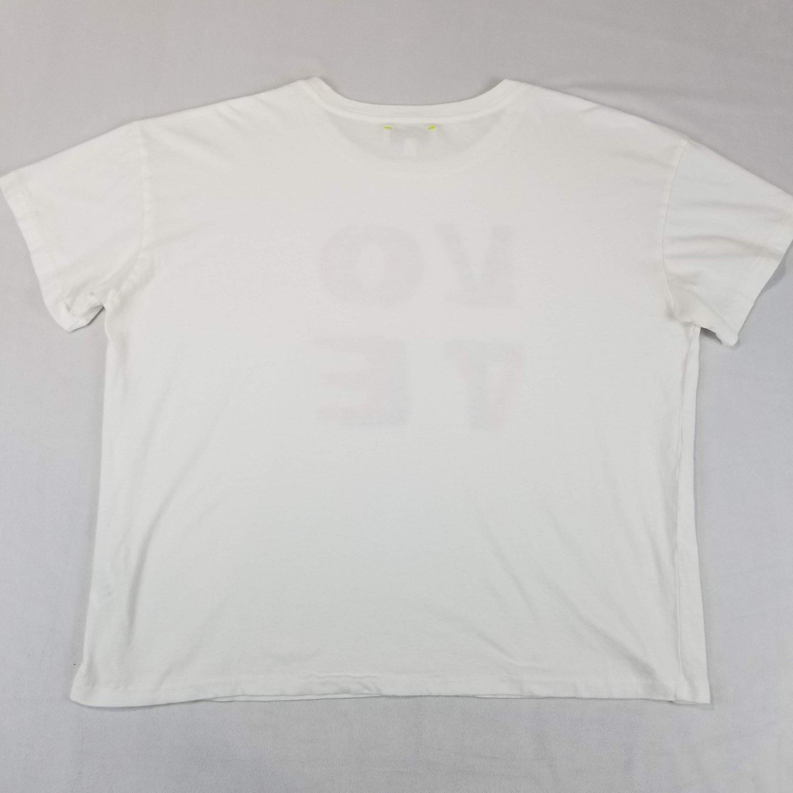 Other Kerri Rosenthal Suke Love Lines Tee Women's XL White LOVE Size XL / US 12-14 / IT 48-50 - 6 Thumbnail