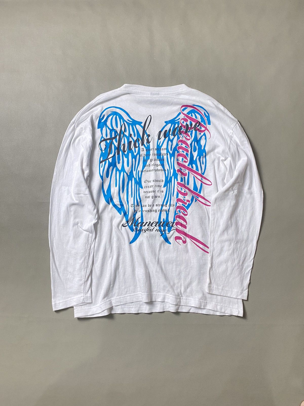 Y2K Fogaty House Poem Wings Longsleeve