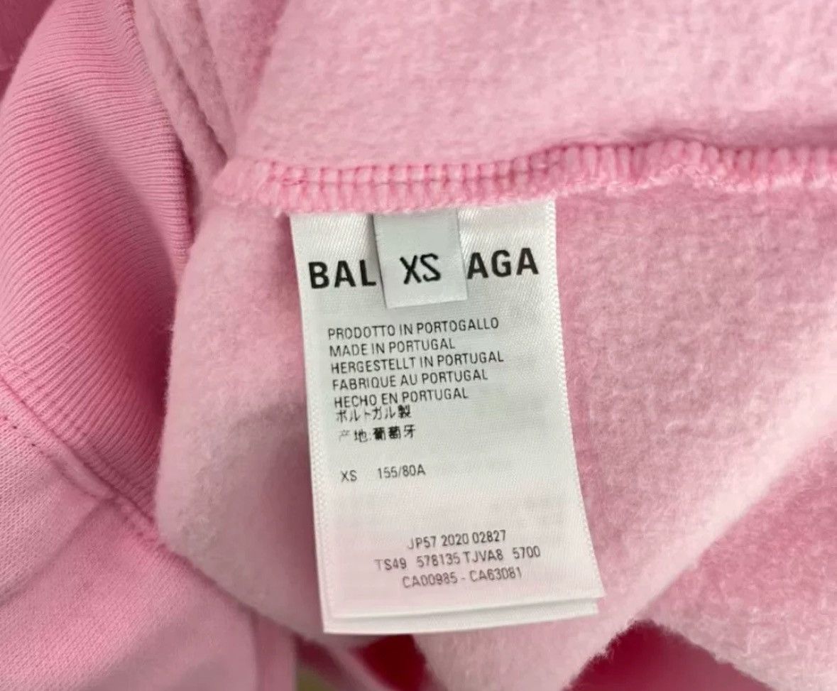Balenciaga Balenciaga Pink front and back logo hoodie 2412-Nextarrow Size US XS / EU 42 / 0 - 5 Thumbnail