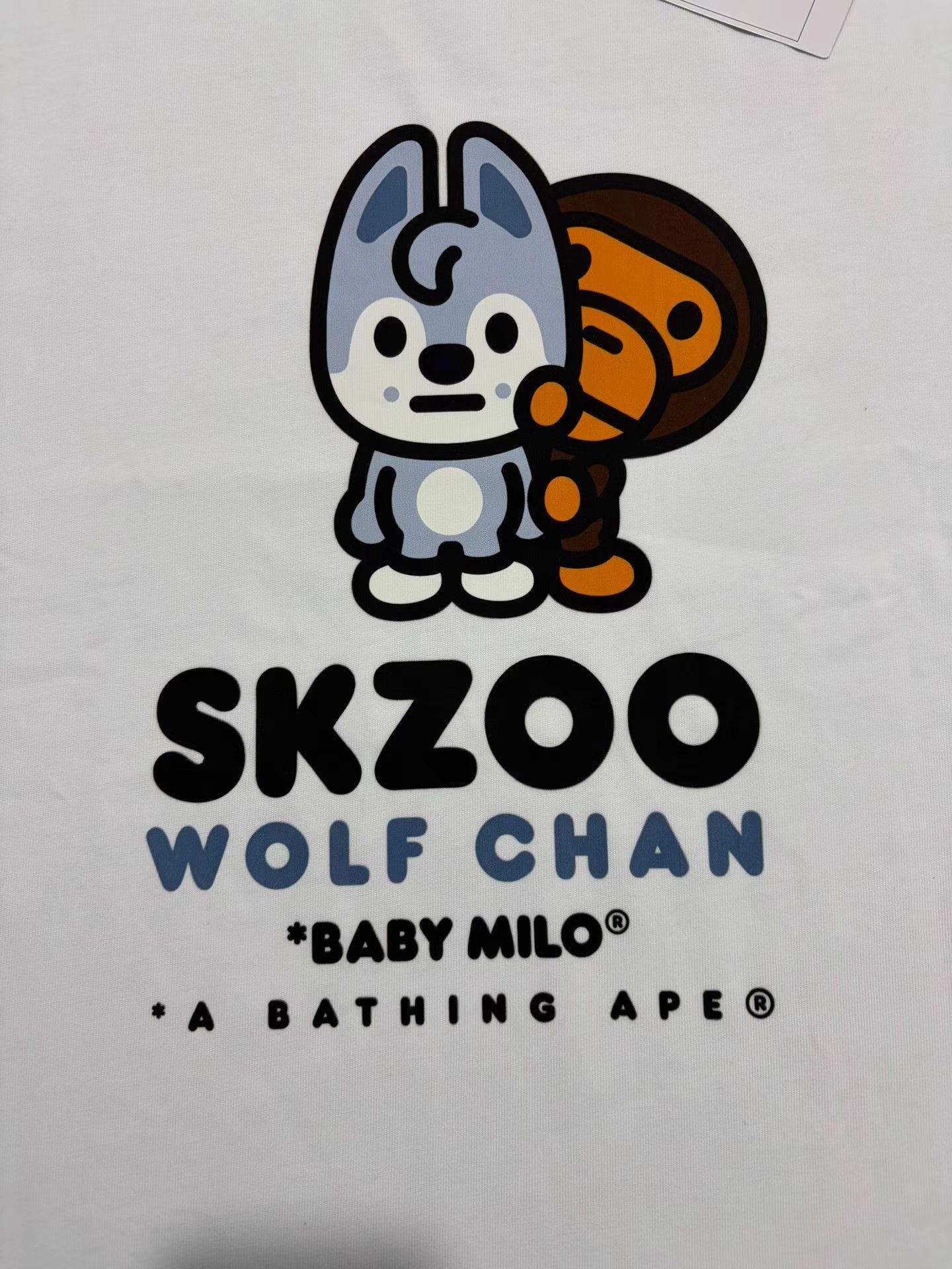 Bape SKZOO x BAPE Short Sleeve Tee Size US XL / EU 56 / 4 - 3 Thumbnail
