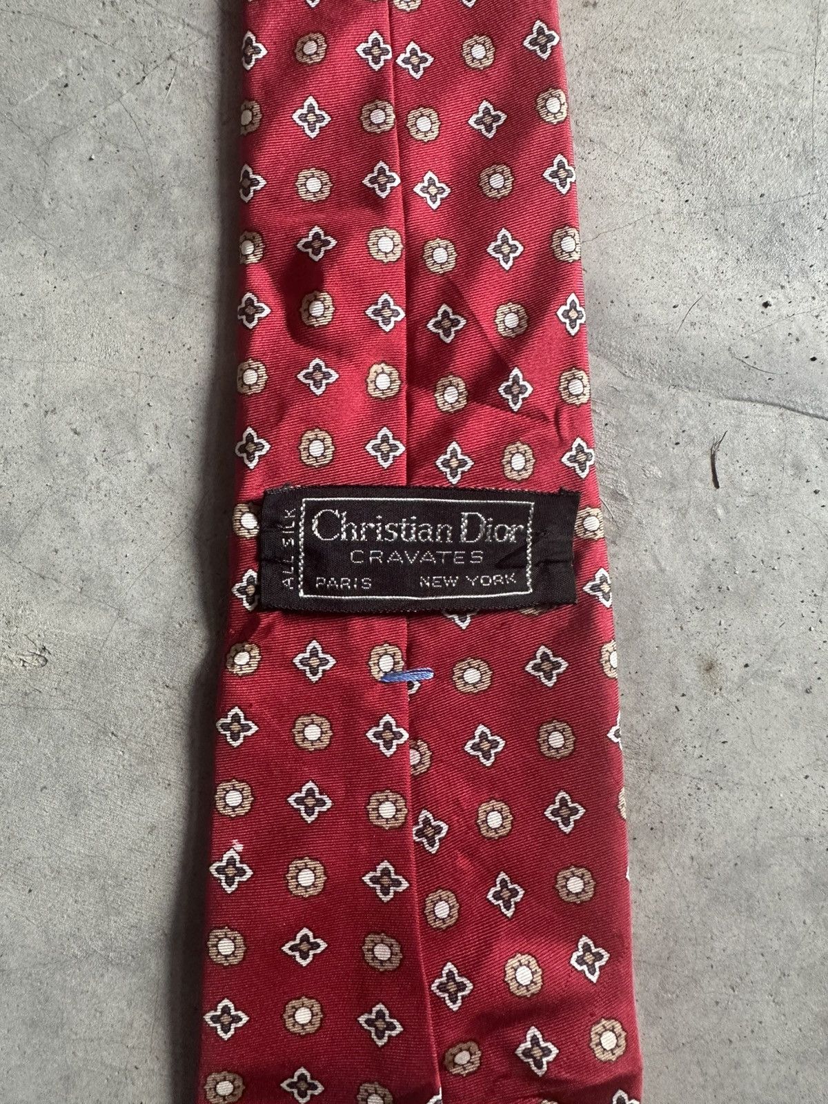 Designer × Dior Cristian Dior Tie Size ONE SIZE - 2 Thumbnail