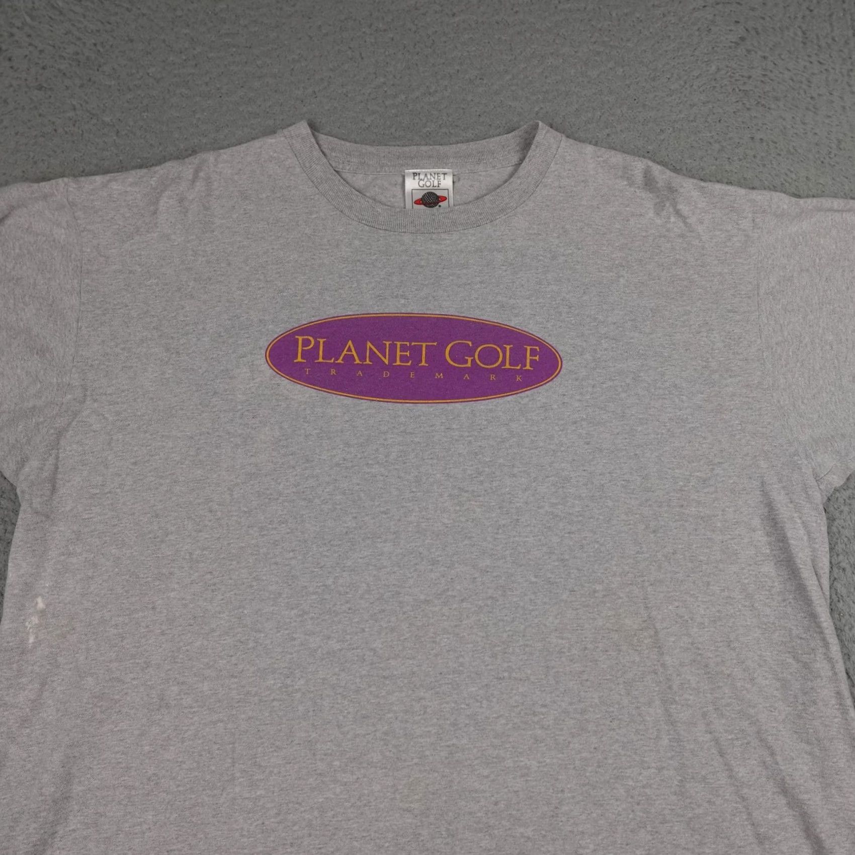Vintage VINTAGE Planet Golf Shirt Mens XL Gray Astronaut The Eagle Has Landed 1993 Tee Size US XL / EU 56 / 4 - 4 Thumbnail