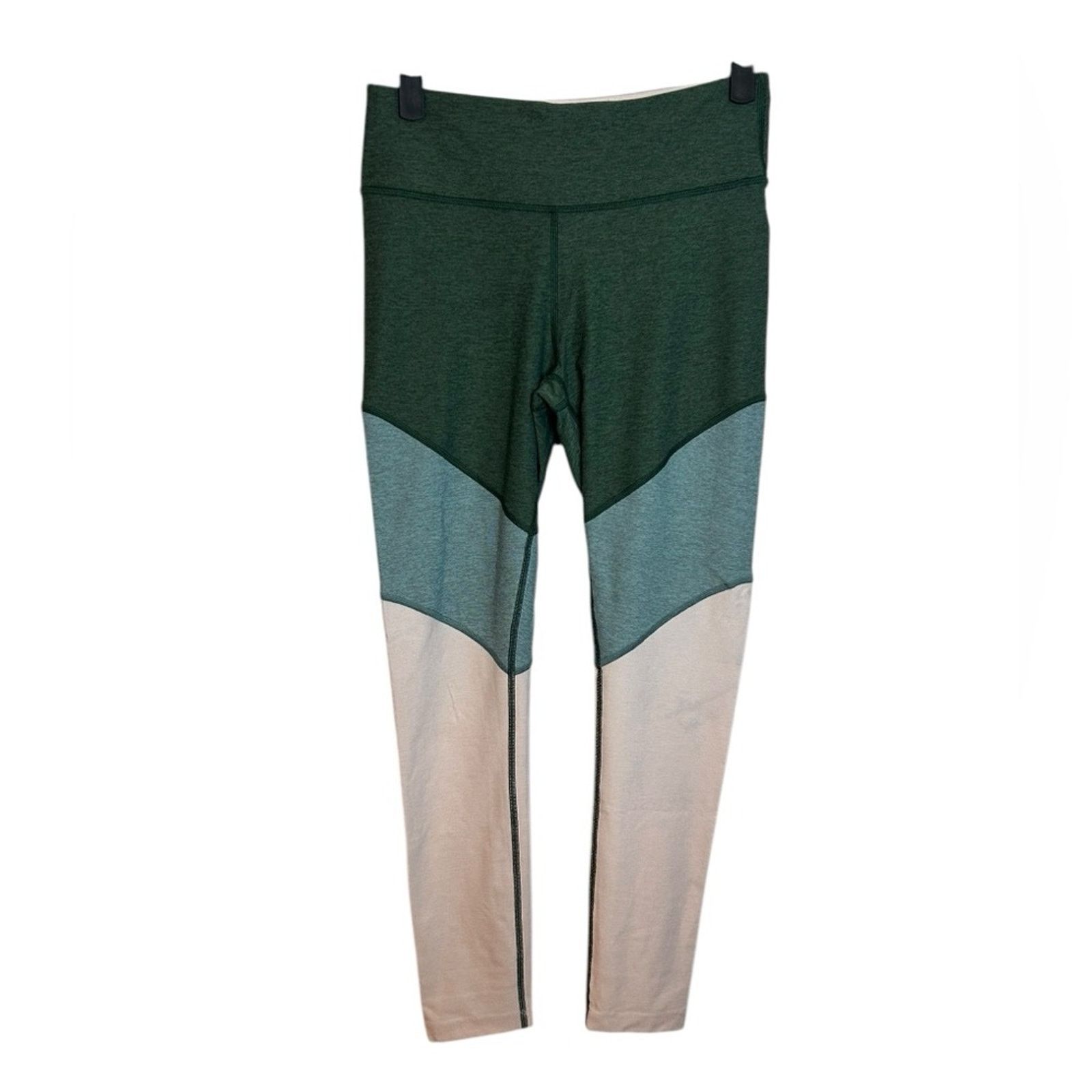 Outdoor Voices Outdoor Voices Green Colorblock Leggings Size 27" / US 4 / IT 40 - 1 Thumbnail