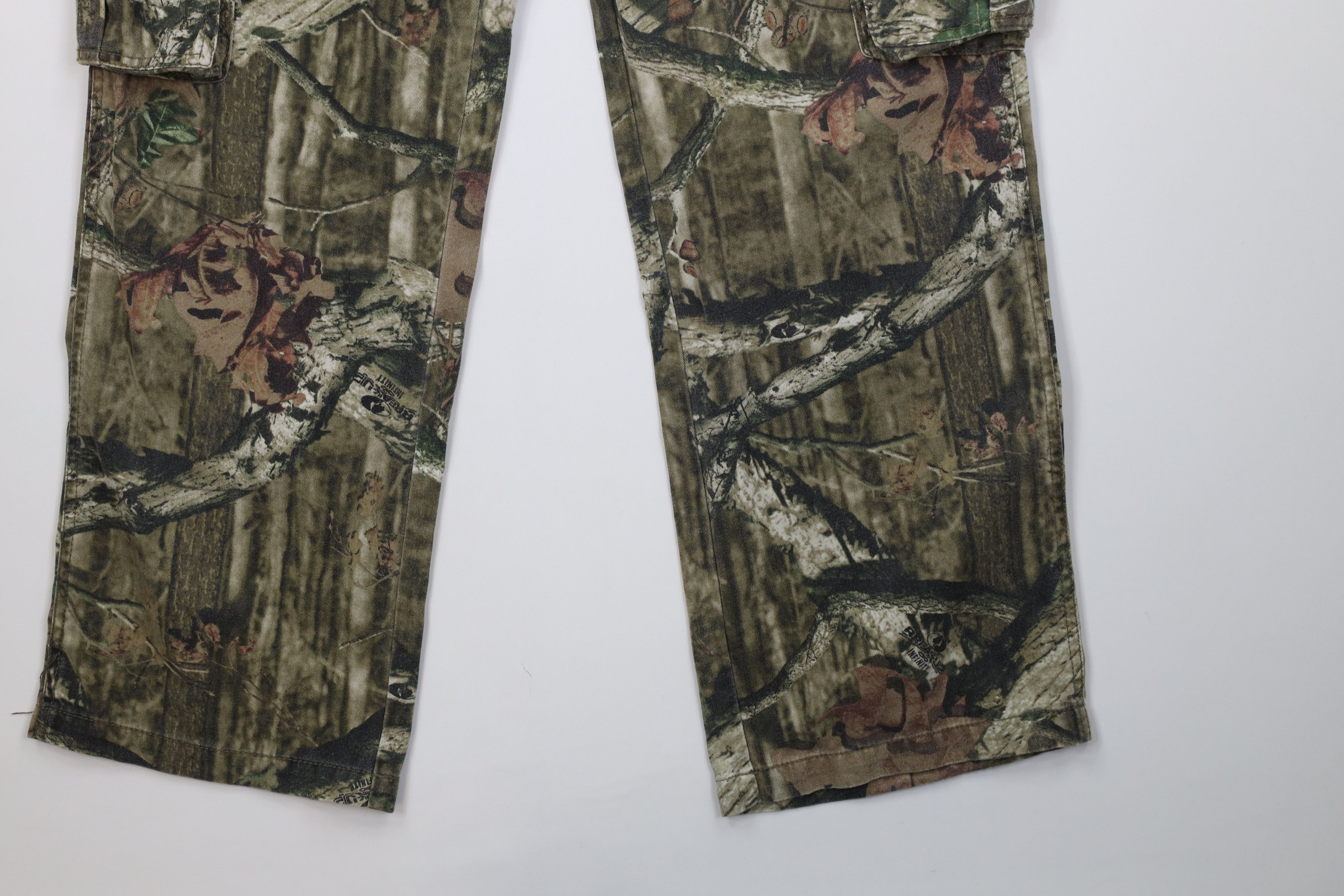 Vintage Vintage Y2K Streetwear Flared Wide Leg Cargo Pants Size 36" / US 14 / IT 50 - 5 Thumbnail