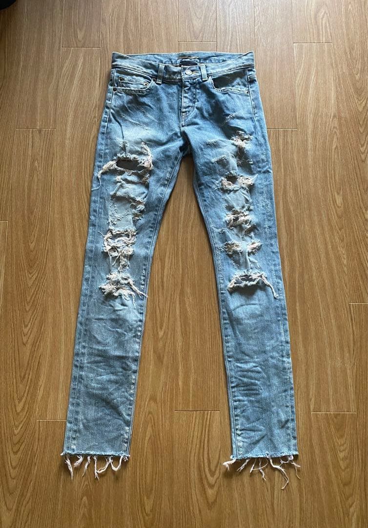 SAINT LAURENT PARIS 14AW Eddie Denim Pants 24
