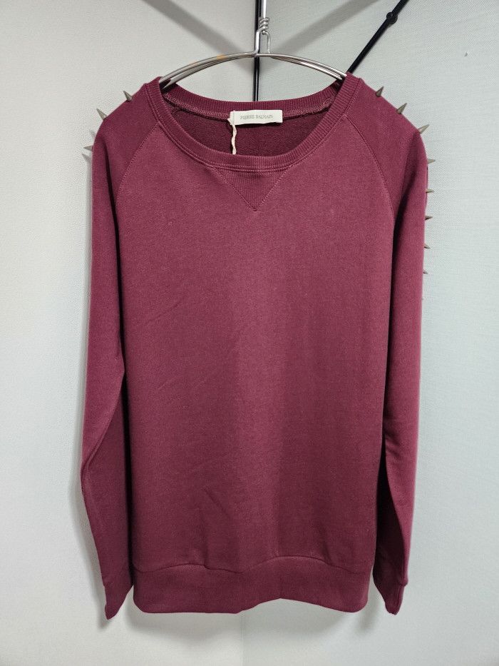 Balmain Pierre Balmain 스터드 스터드 스웨트셔츠 Size XS / US 0-2 / IT 36-38 - 1 Thumbnail