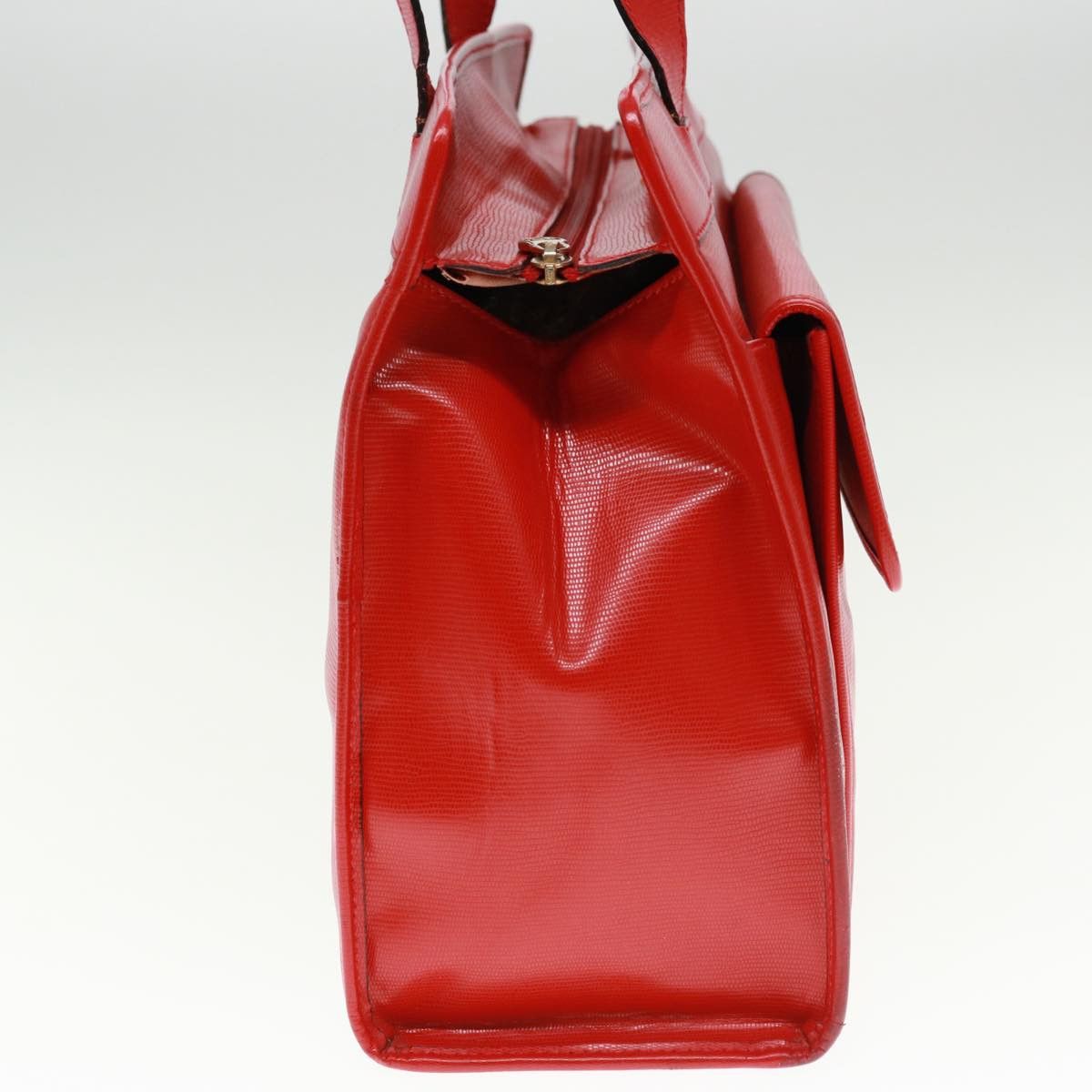 Celine CELINE Shoulder Bag Leather Red Size ONE SIZE - 4 Thumbnail