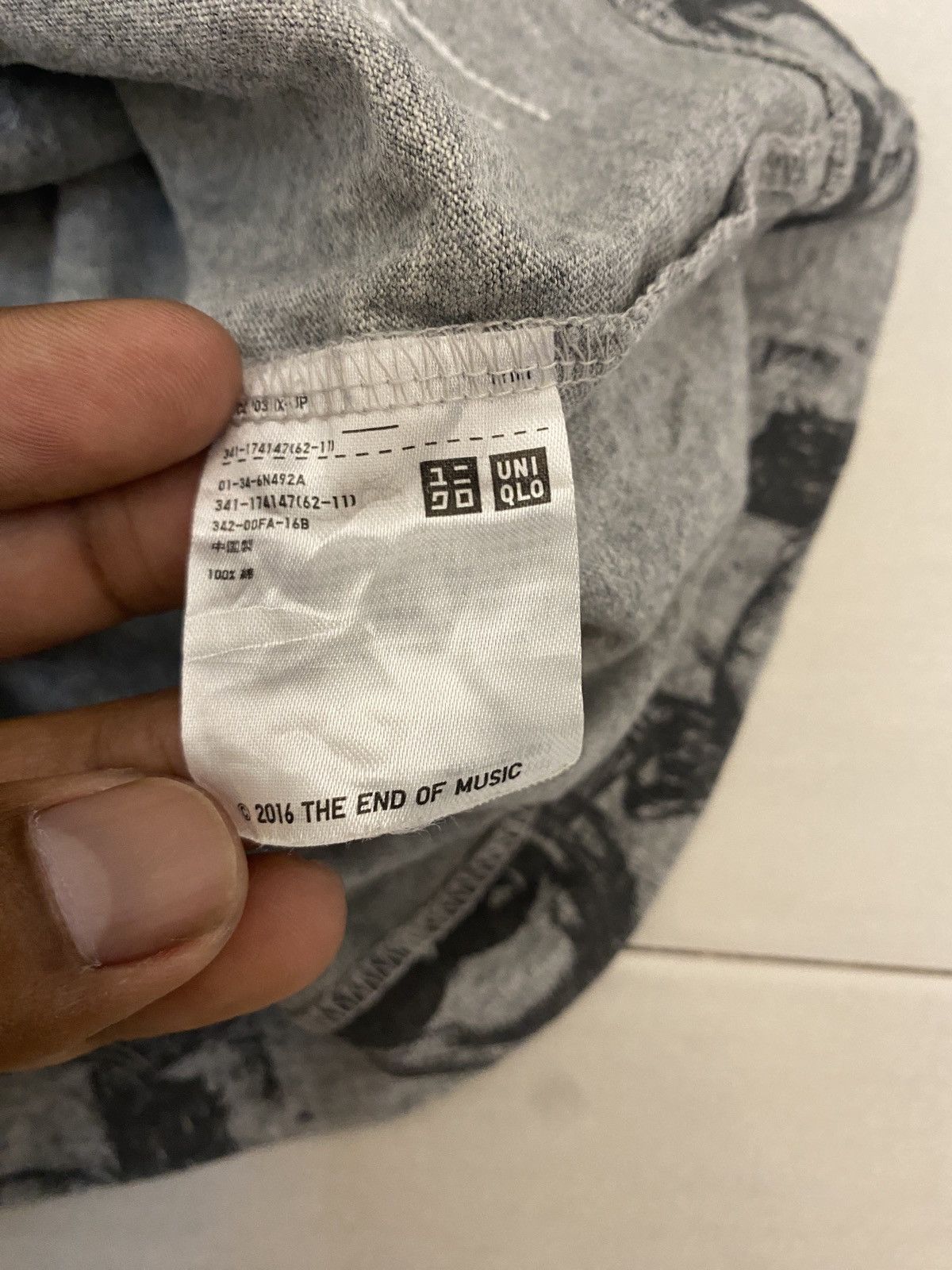 Band Tees × Uniqlo Uniqlo Kurt Cobain over print Size US S / EU 44-46 / 1 - 5 Thumbnail