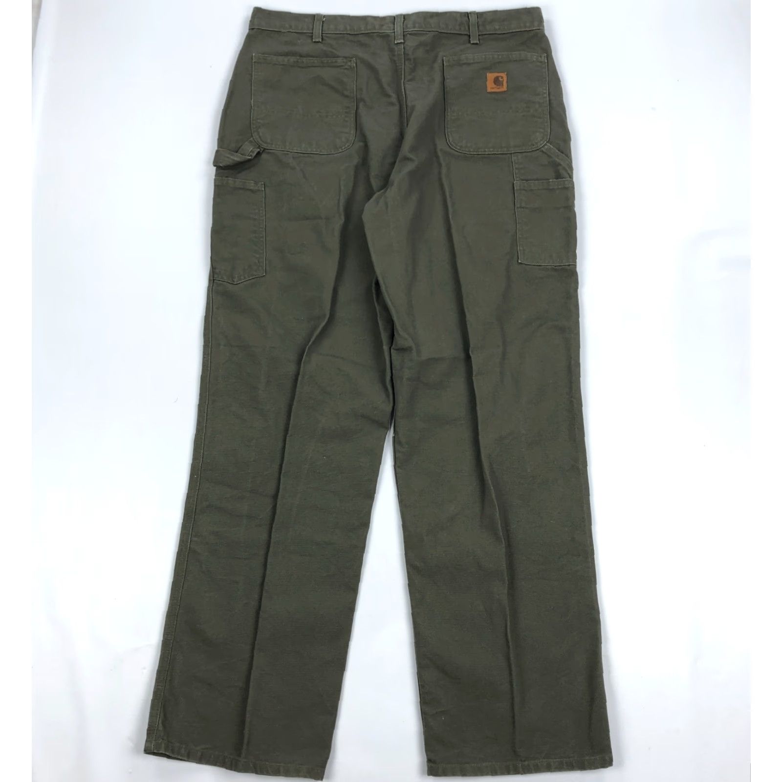 Carhartt VINTAGE Carhartt Pants Mens 38x34 Carpenter Green Dungaree 5-Pocket Cement? Size US 38 / EU 54 - 3 Thumbnail