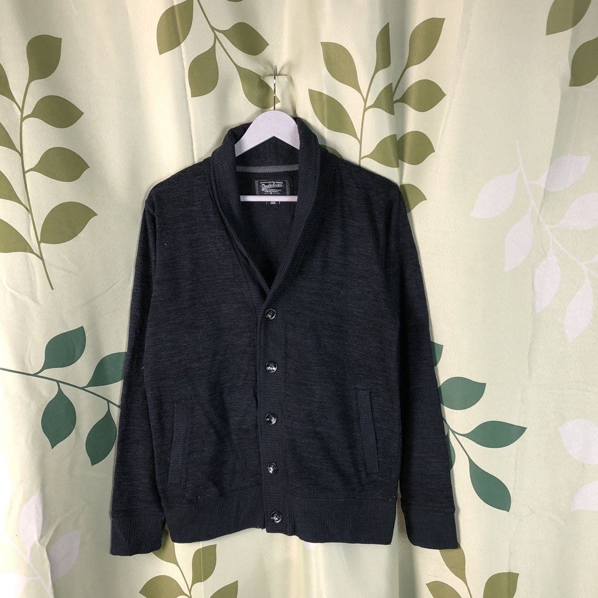 Homespun Knitwear Double Focus Black vintage Cardigan #7429 Size US M / EU 48-50 / 2 - 1 Thumbnail
