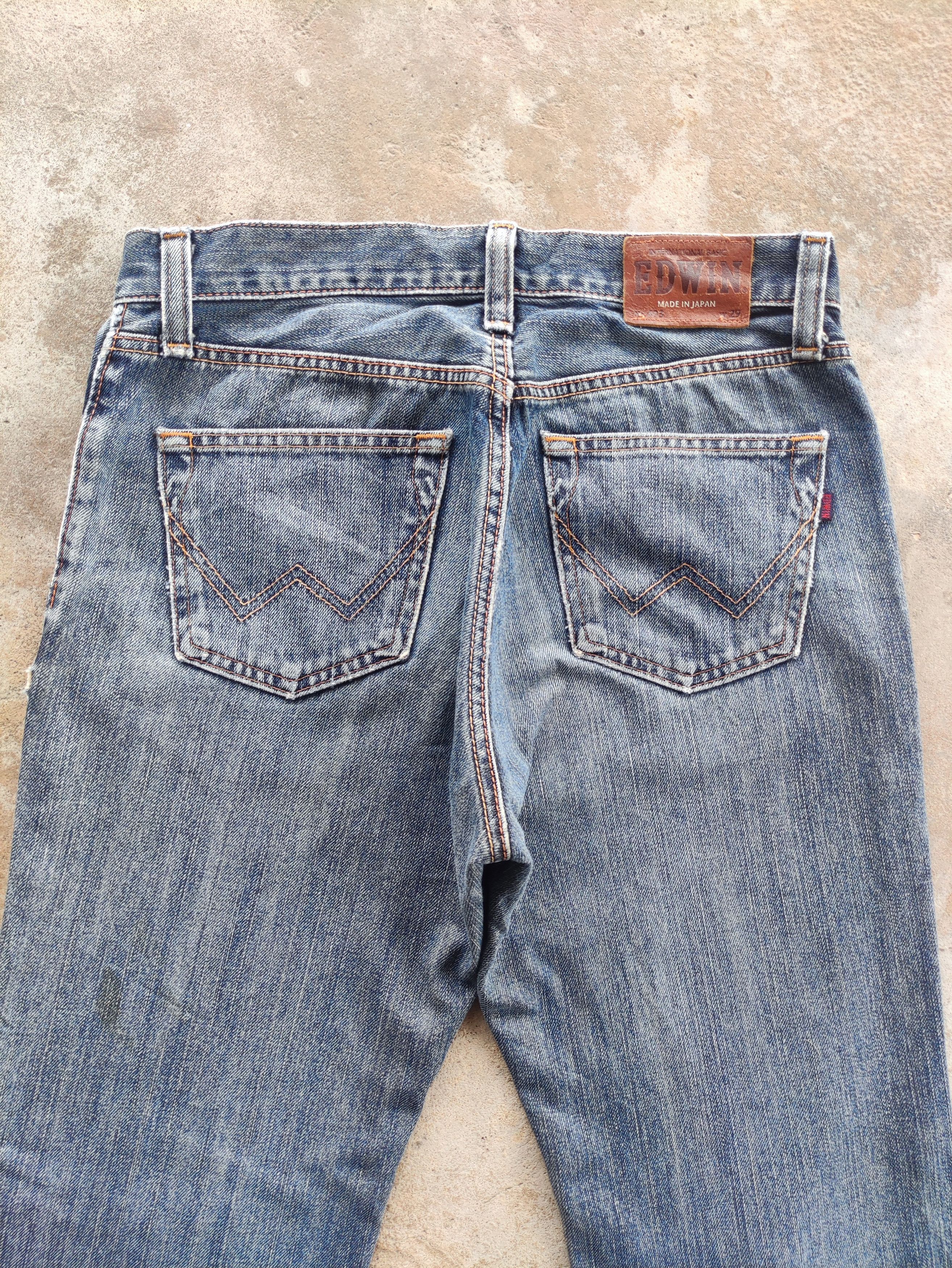 Edwin Vintage Edwin Brand Distressed Faded Denim Pants Size US 31 - 10 Thumbnail