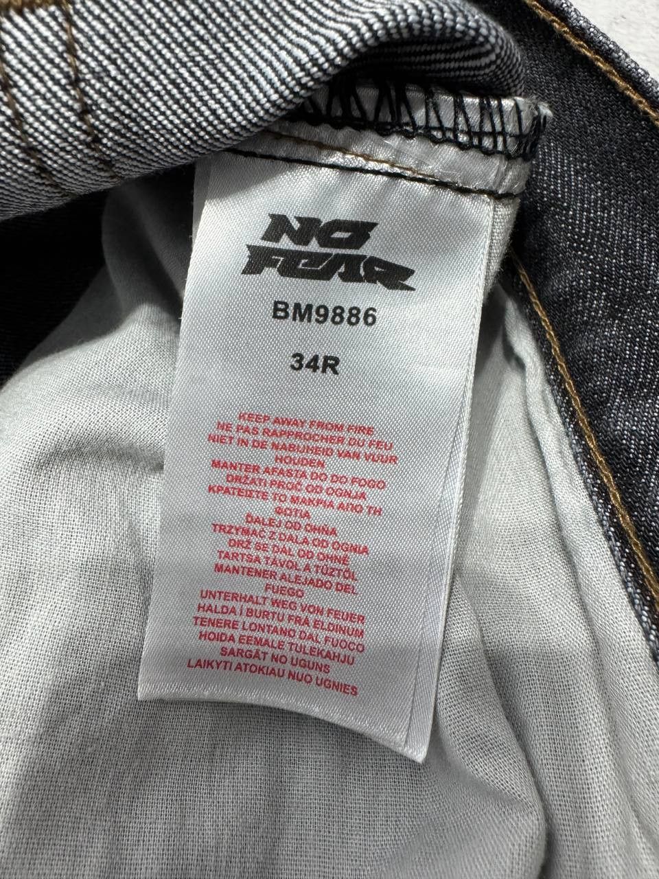 No Fear crazy y2k faded no fear japan style jeans if six was nine Size US 34 / EU 50 - 9 Thumbnail