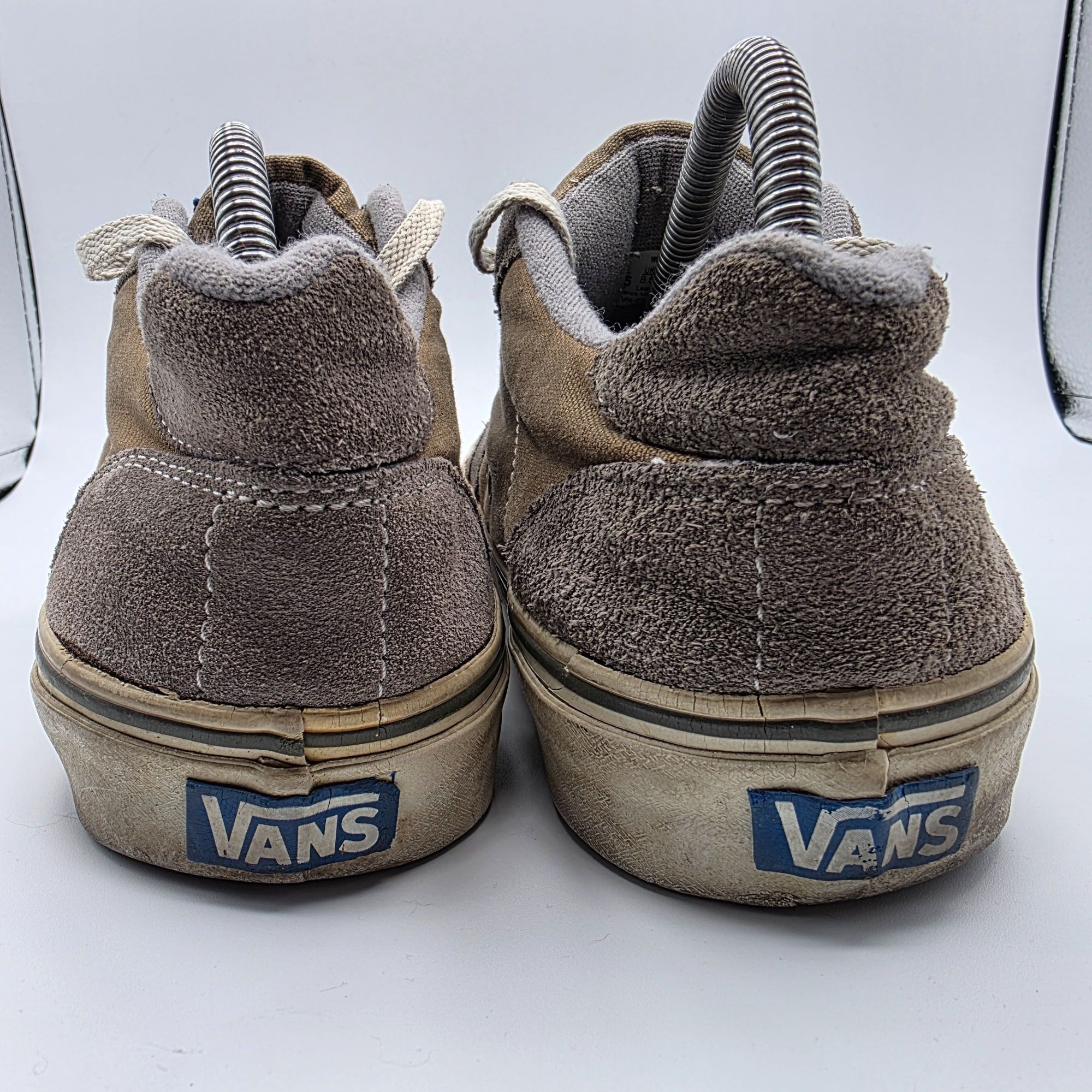 Vans Vans M Widow Vulc Mid Mens Size 9.5 Gray Brown Sneaker Shoes Size US 9.5 / EU 42-43 - 4 Thumbnail