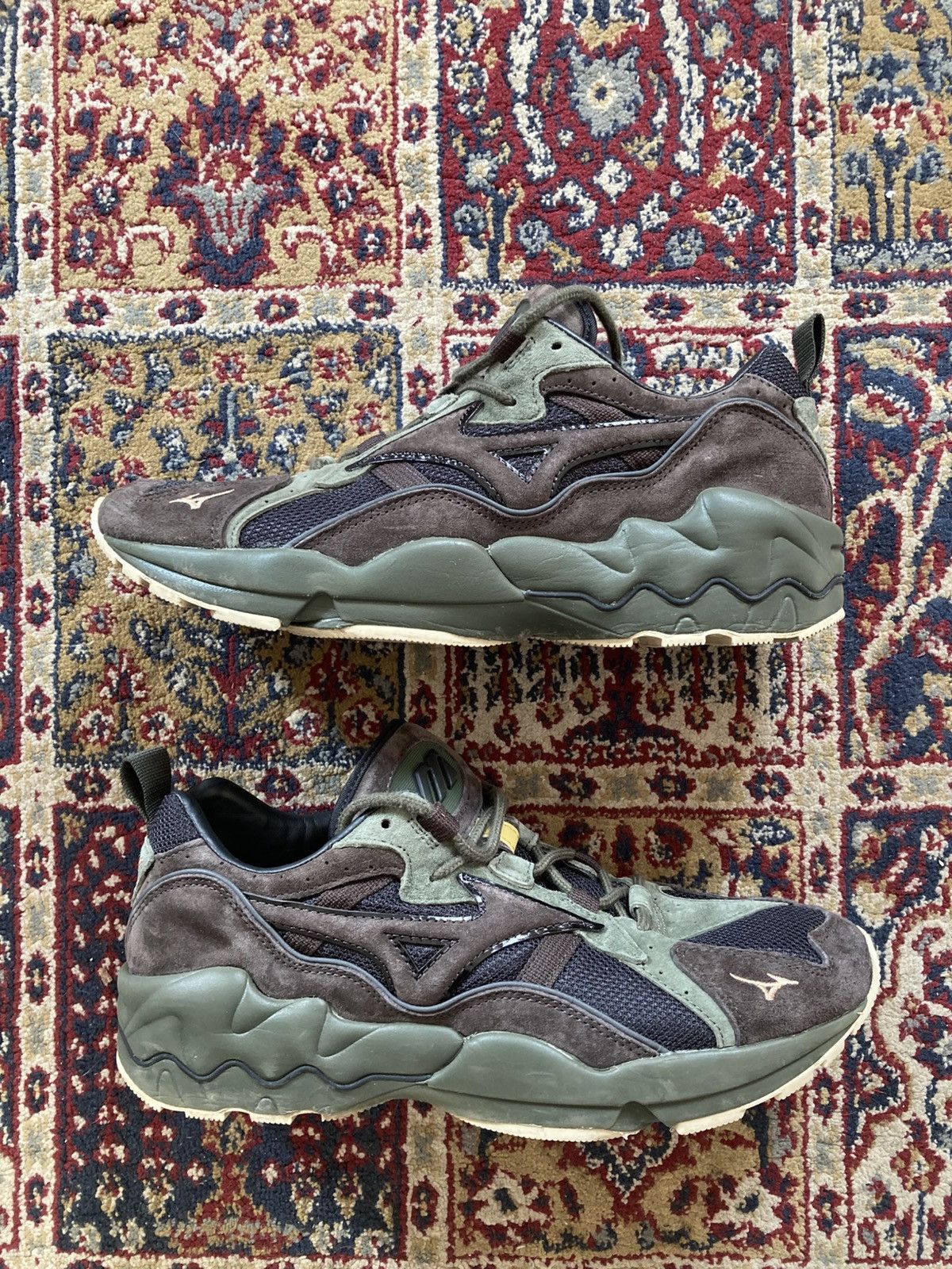 Mizuno Mizuno Wave Rider 1 Wild Nordic Sneakers Size US 10 / EU 43 - 5 Thumbnail