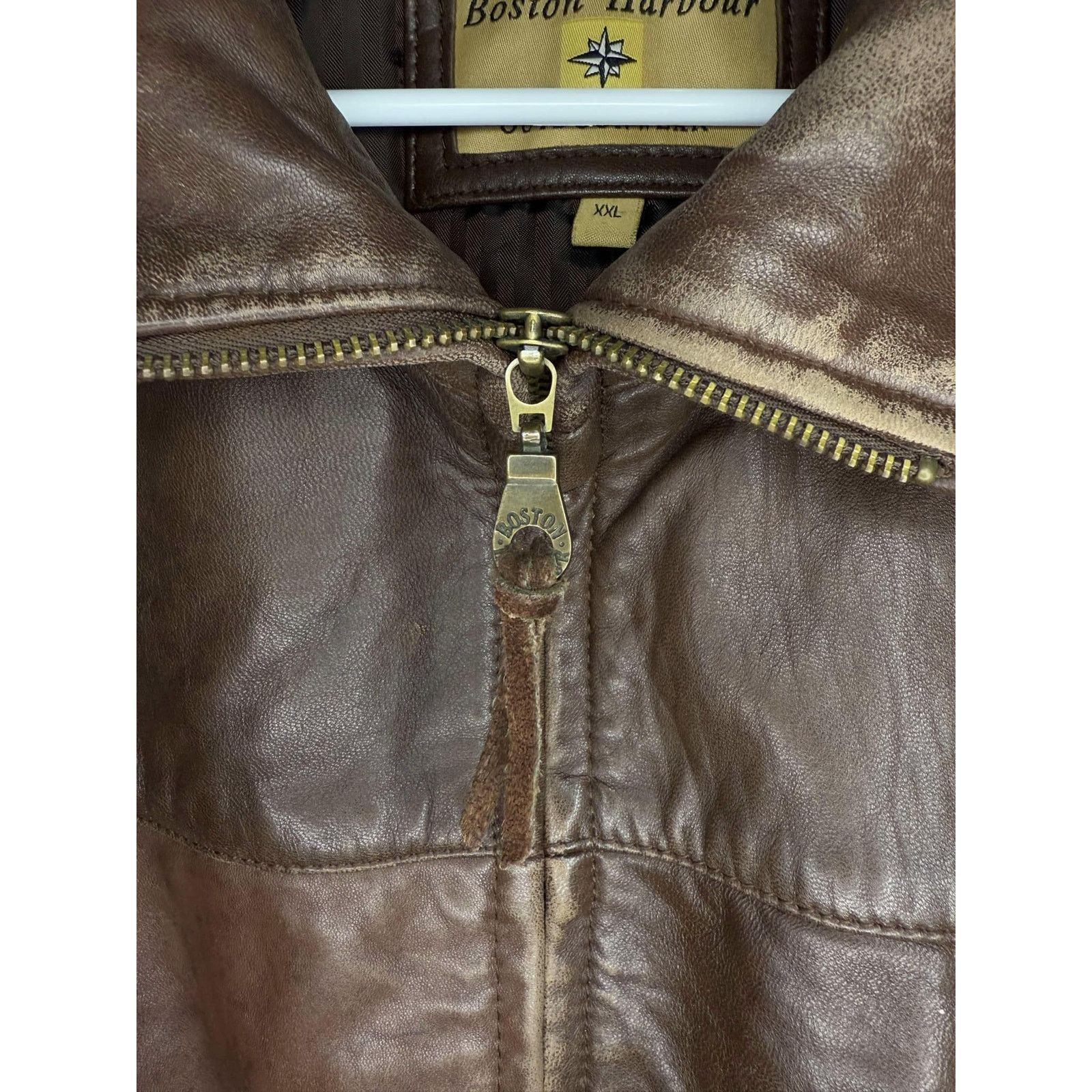 Other Boston Harbour Outdoor Genuine Leather Jacket Brown Mens XXL Size US XXL / EU 58 / 5 - 6 Thumbnail