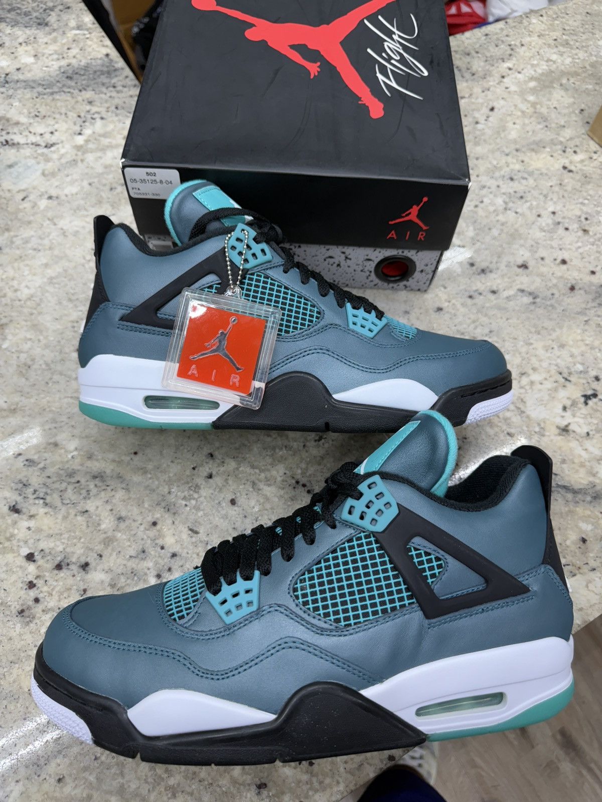 Jordan Brand Jordan 4 Retro Teal Size US 10 / EU 43 - 1 Thumbnail
