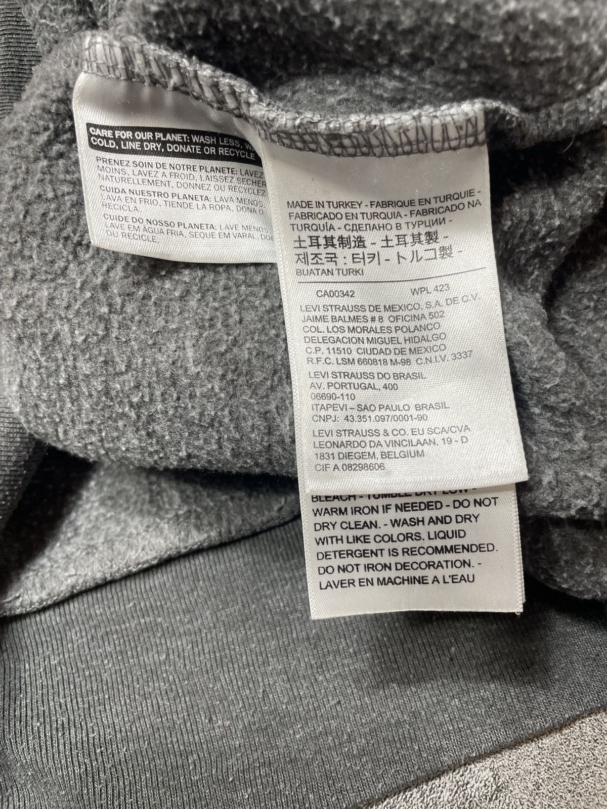 Levi's 🔥Offers🔥Levis Sweatshirt Big Logo Spellout Size US S / EU 44-46 / 1 - 6 Thumbnail
